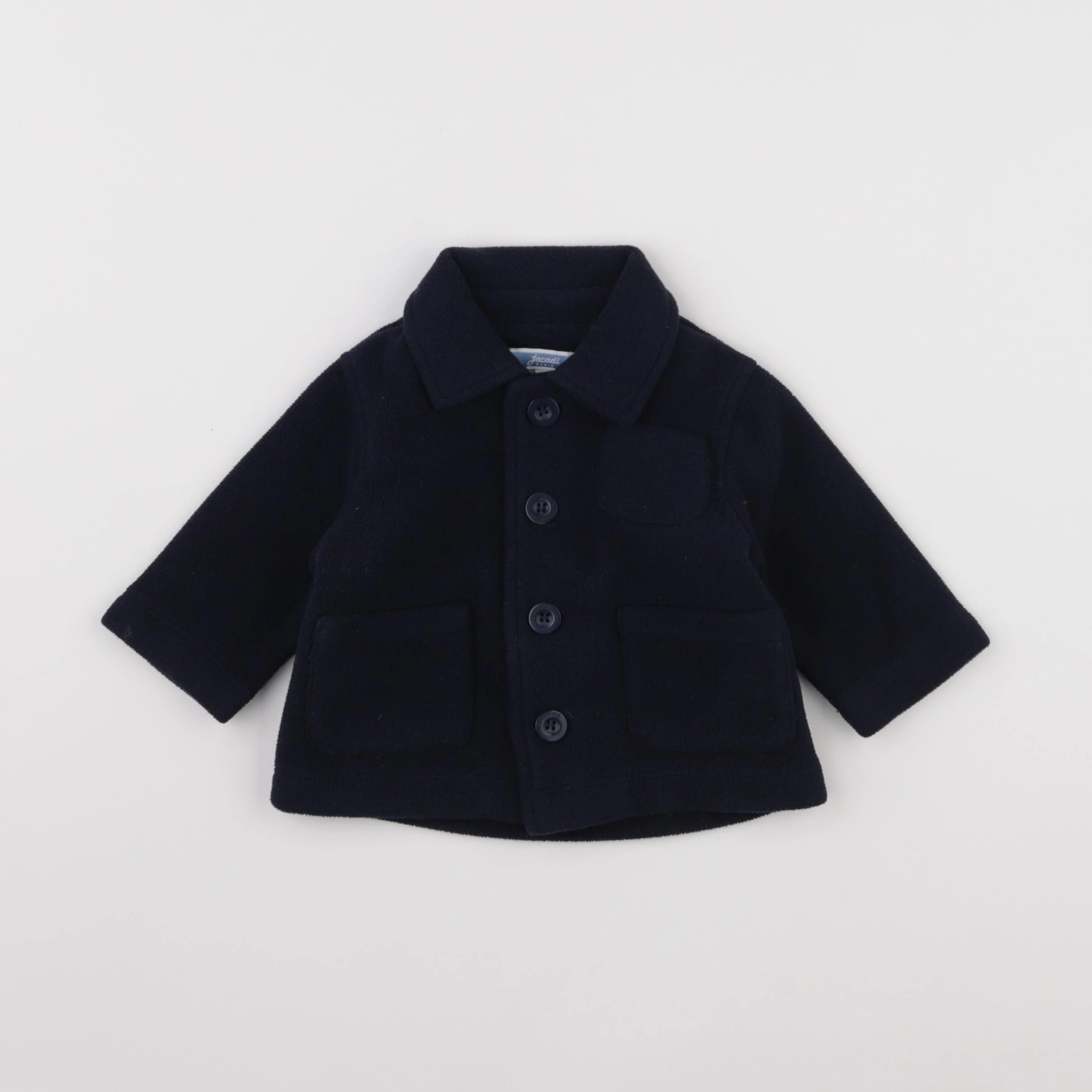 Jacadi - veste polaire bleu - 6 mois