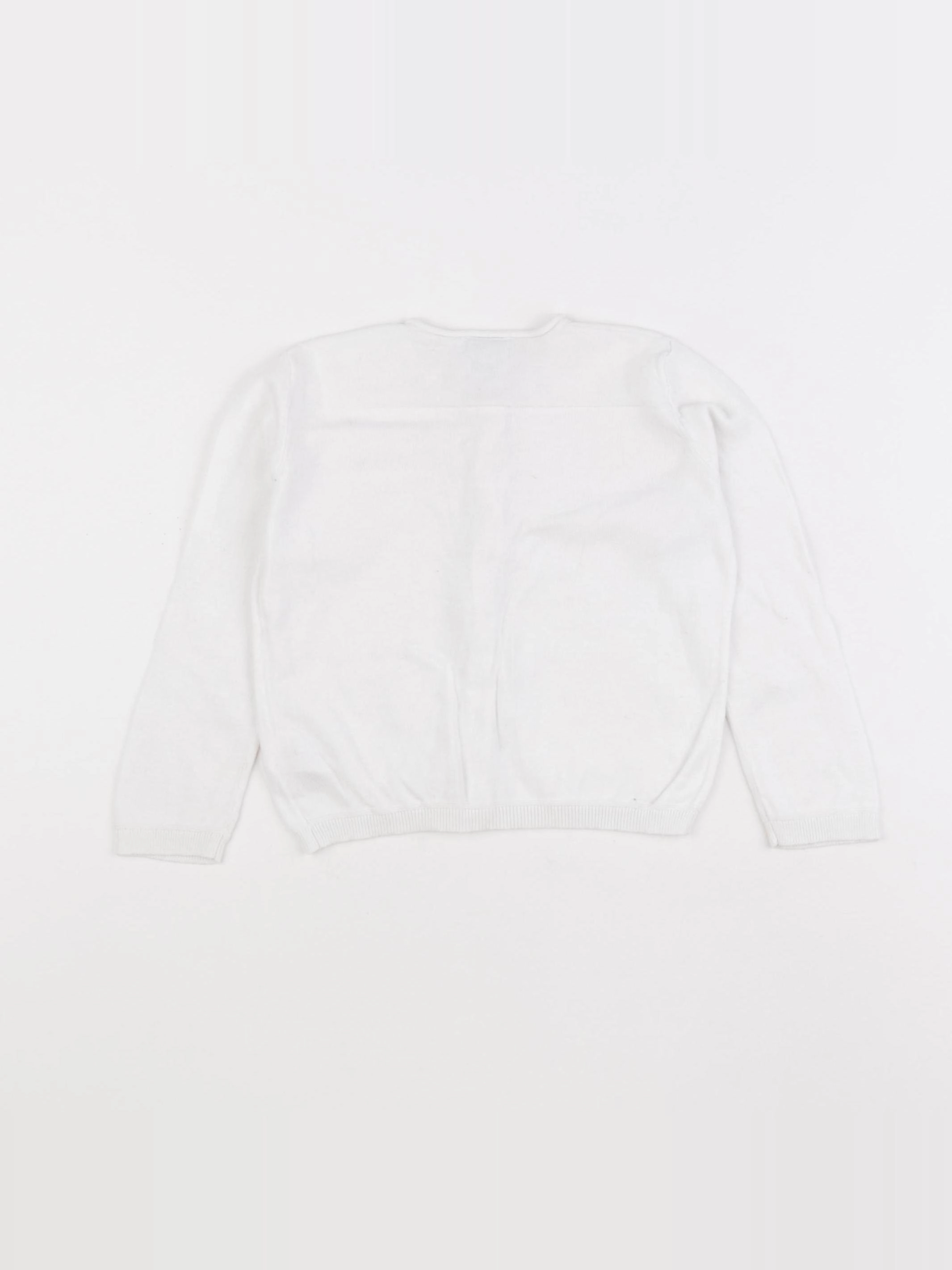 Petit Bateau - gilet blanc - 24 mois