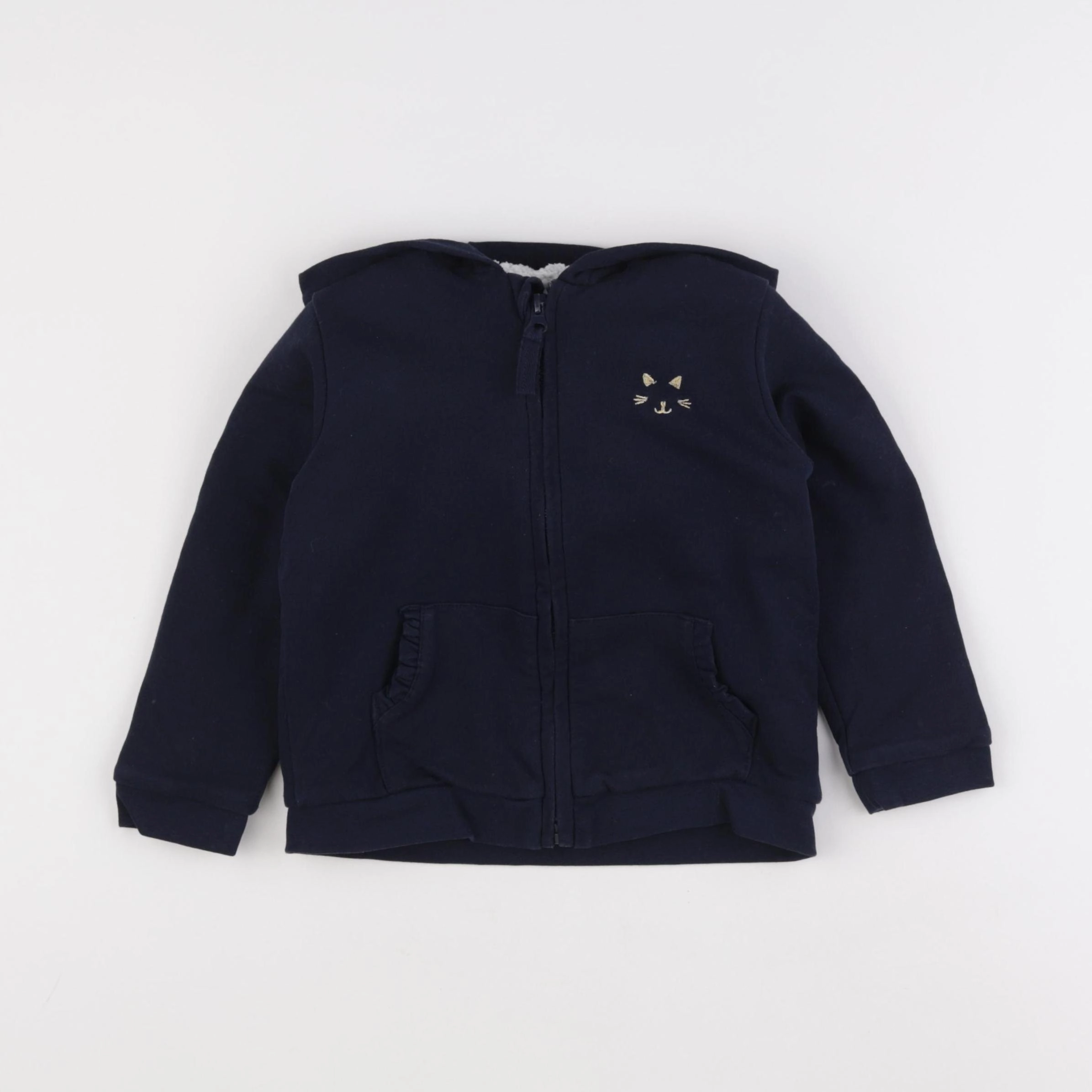 Vertbaudet - sweat bleu - 4 ans