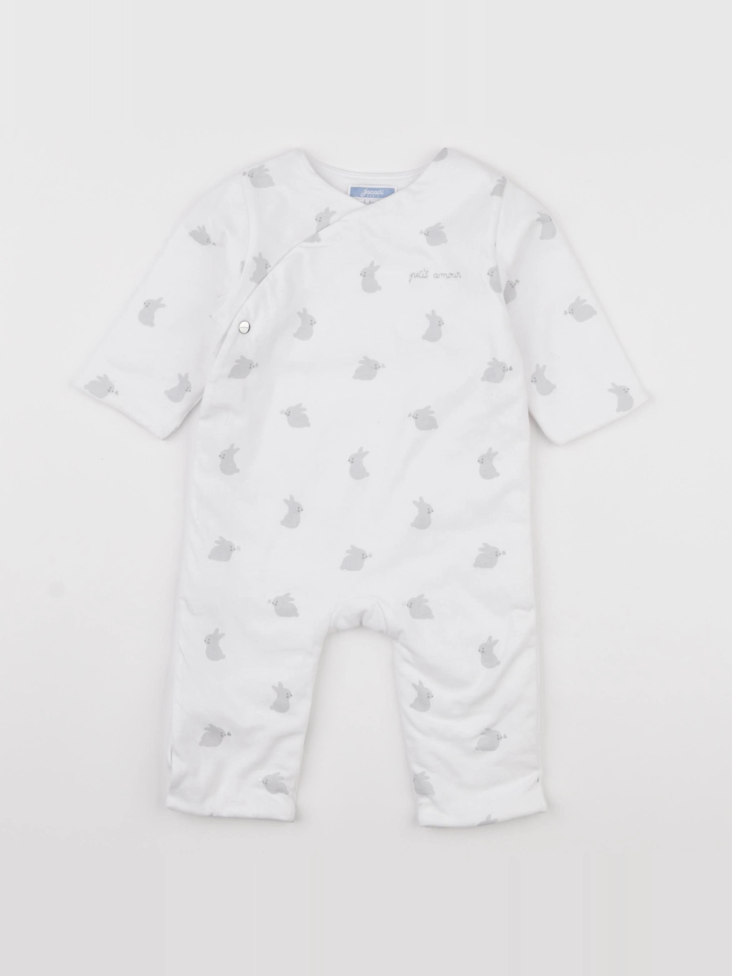 Jacadi - pyjama coton blanc - 6 mois