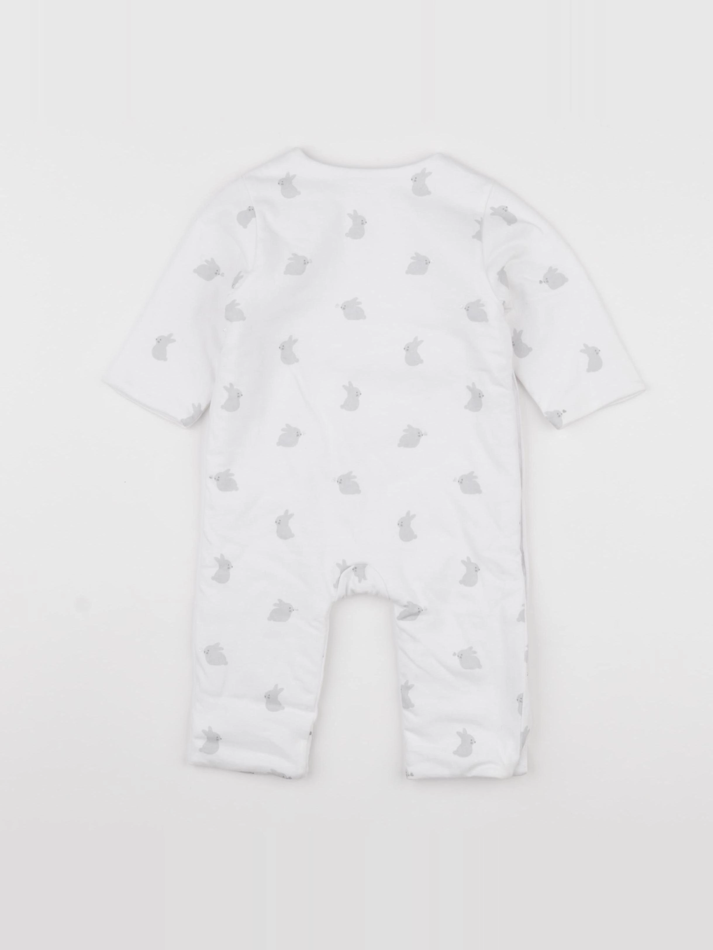 Jacadi - pyjama coton blanc - 6 mois