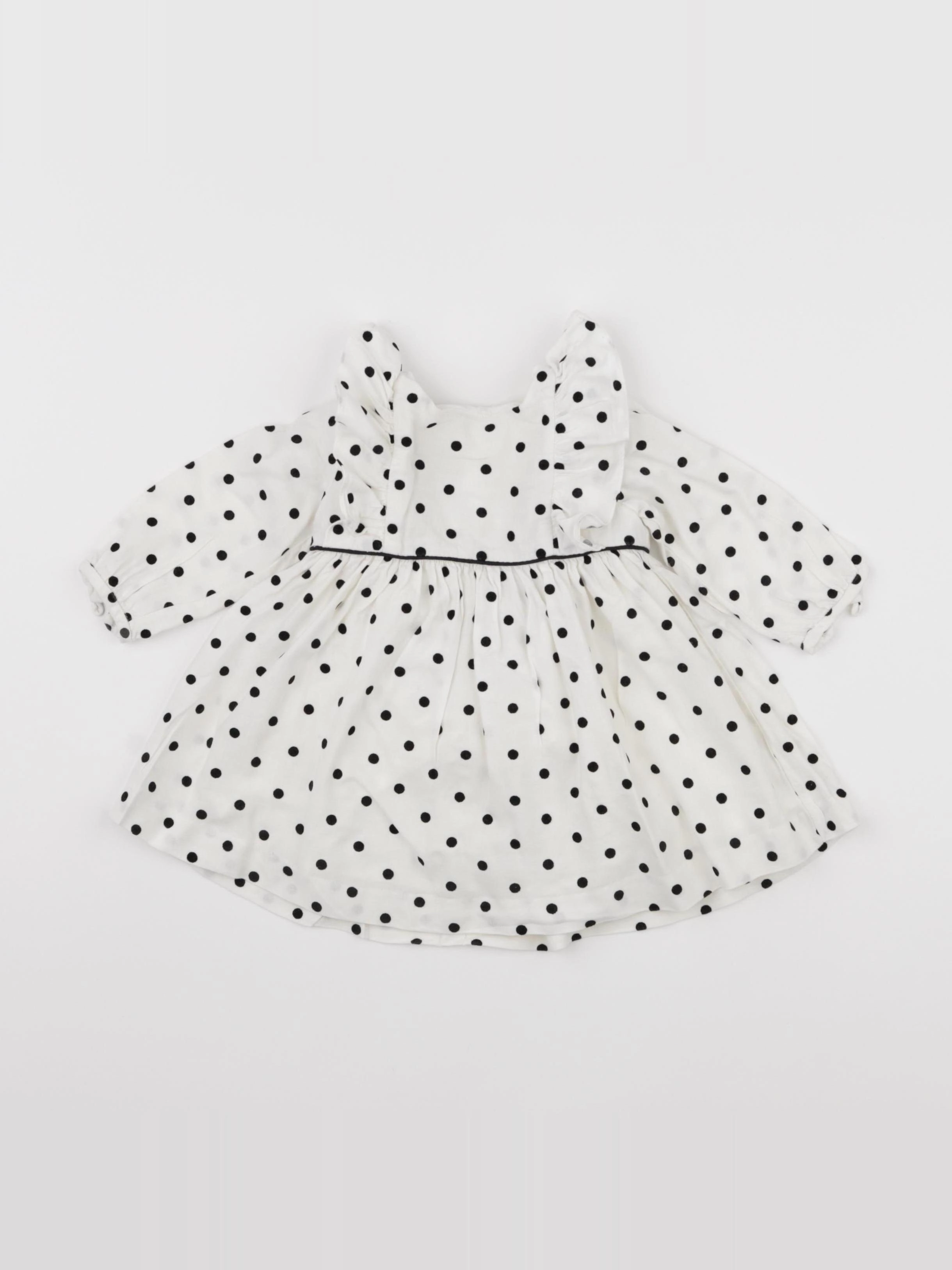 Jacadi - robe noir - 6 mois