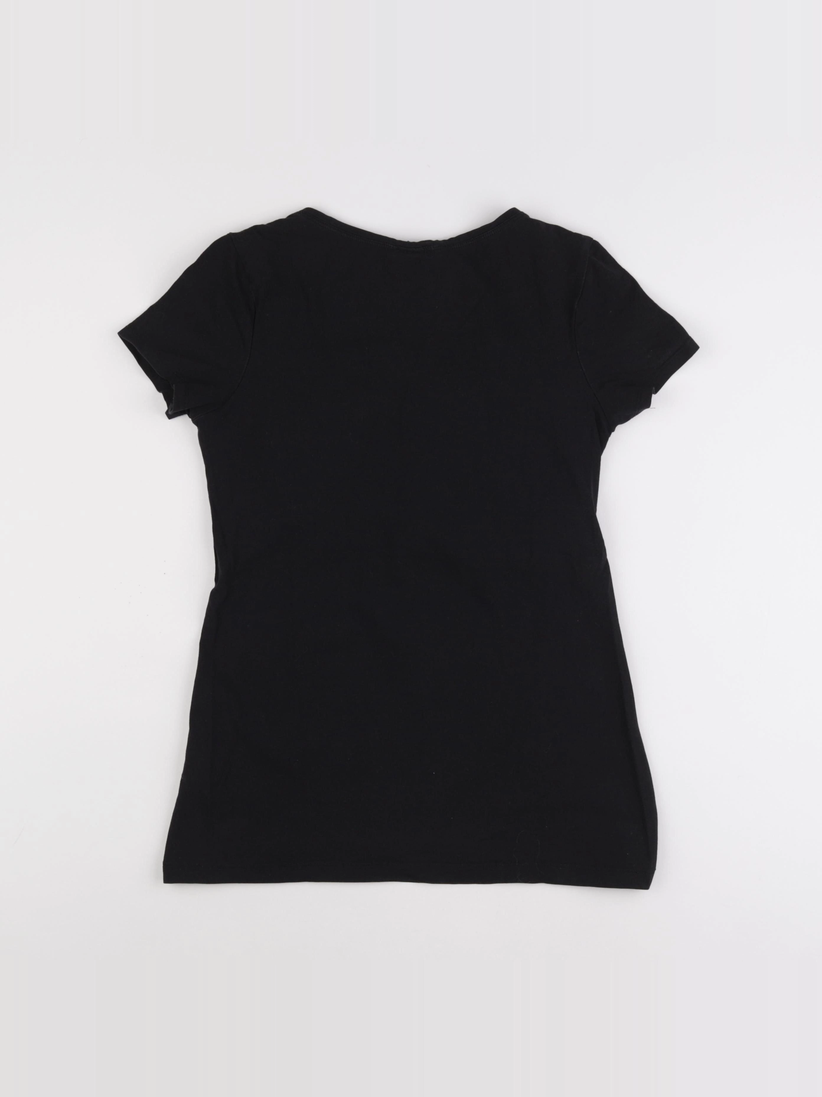 H&M - tee-shirt grossesse, allaitement noir - s