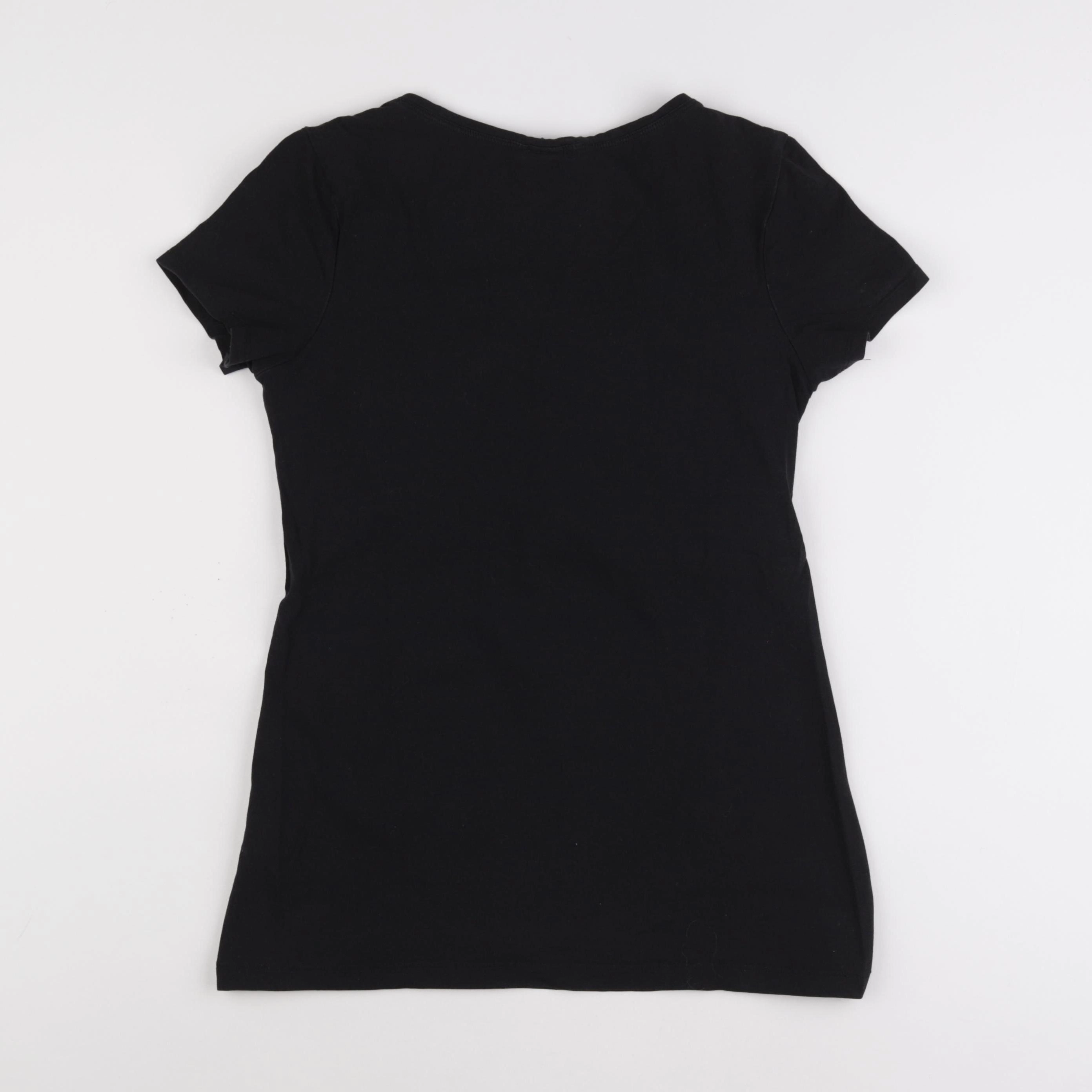 H&M - tee-shirt grossesse, allaitement noir - s