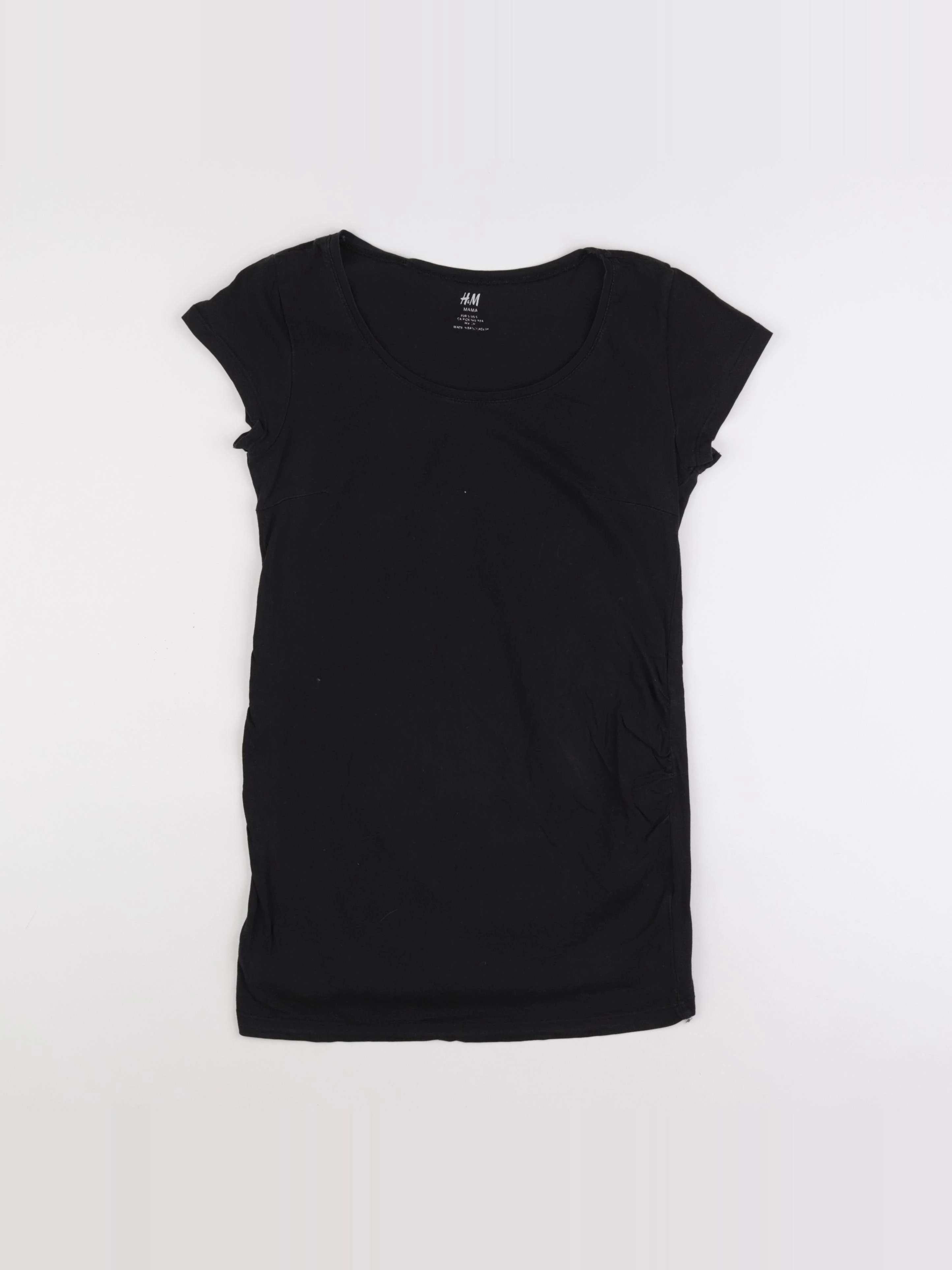 H&M - tee-shirt grossesse noir - s
