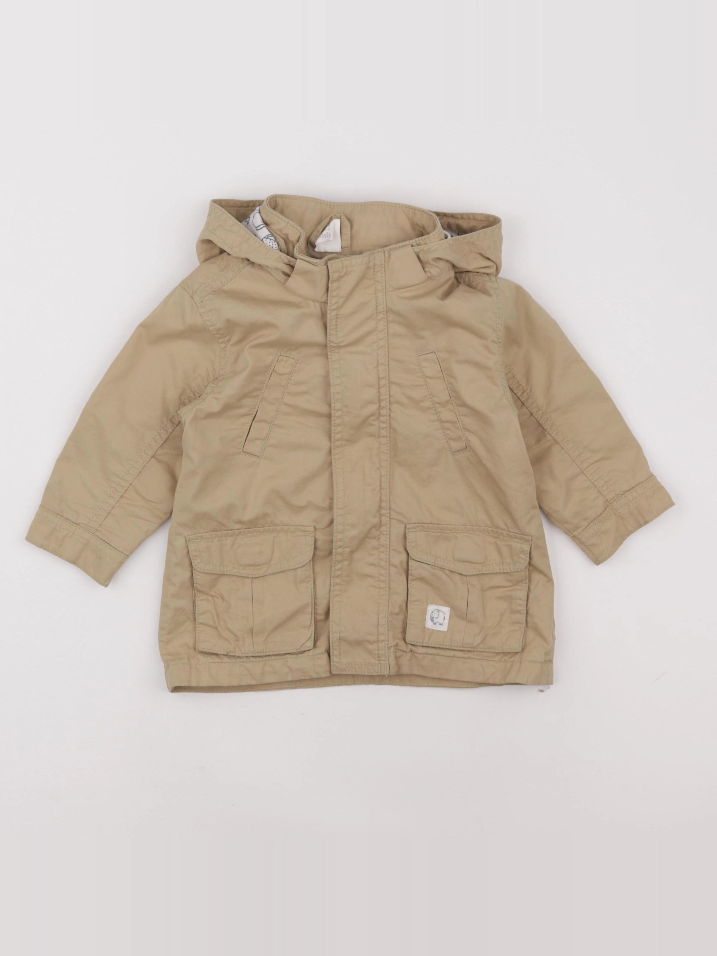 H&M - imperméable beige - 9/12 mois