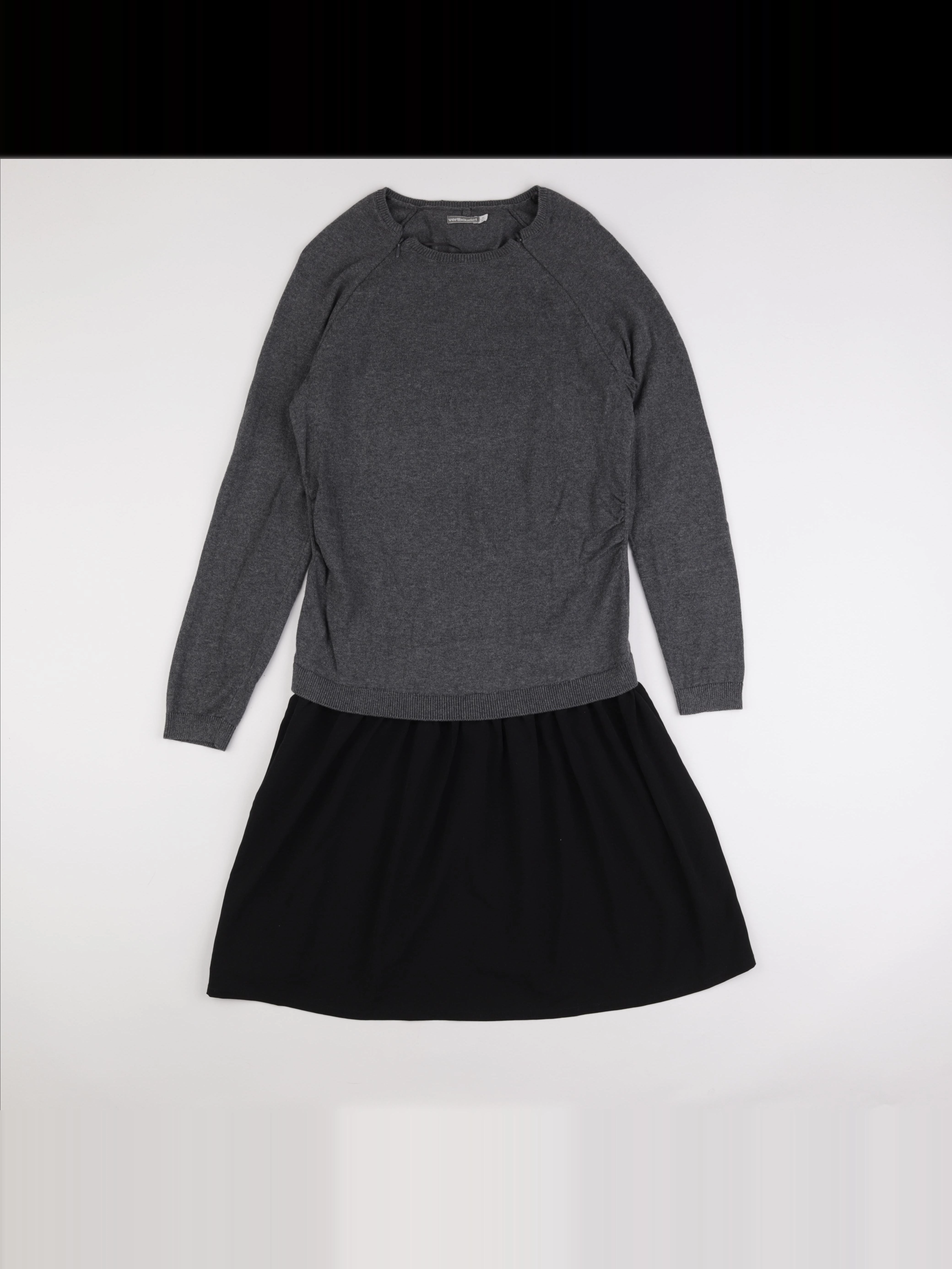 Vertbaudet - robe grossesse, allaitement gris - 38 à 40