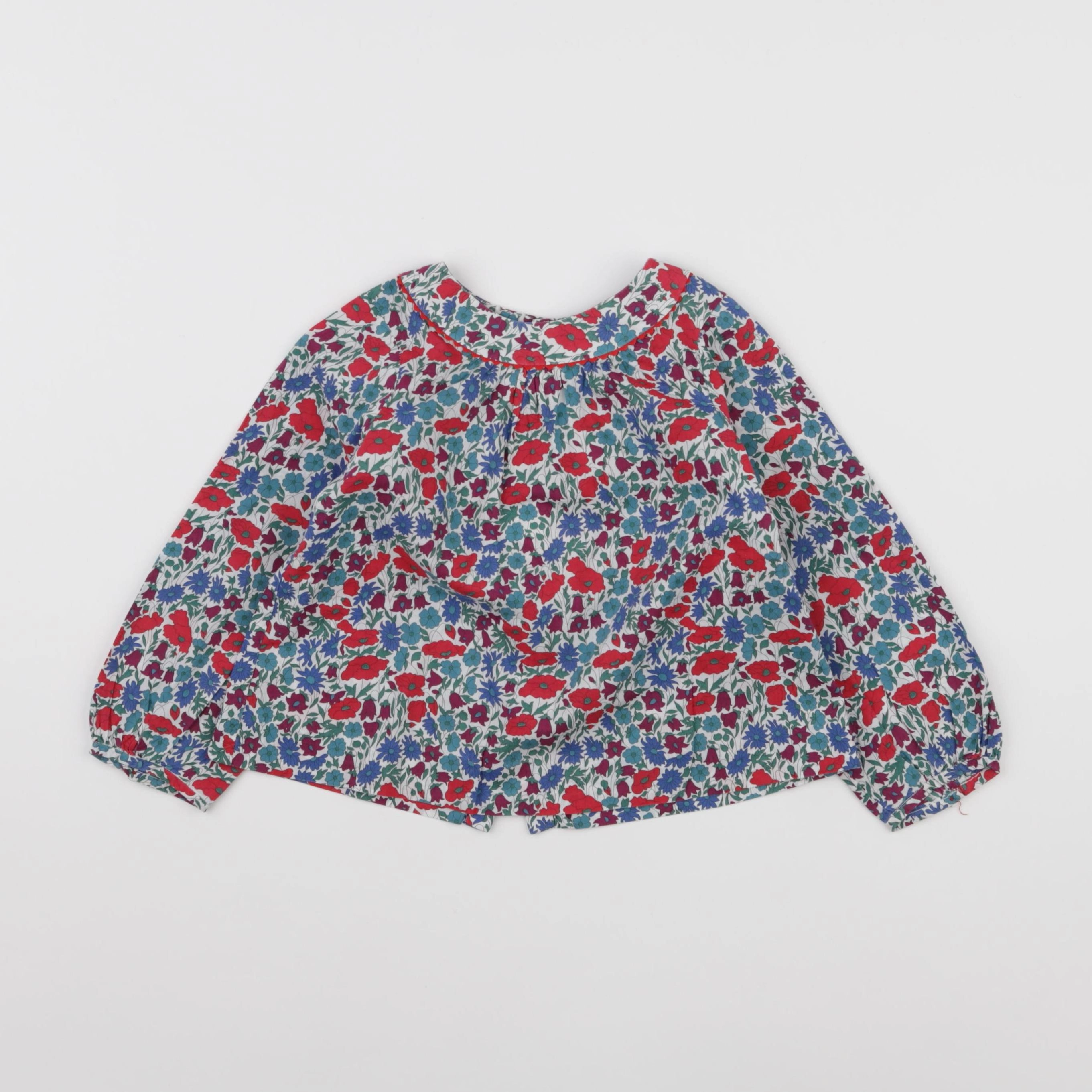 Jacadi - blouse liberty multicolore - 24 mois