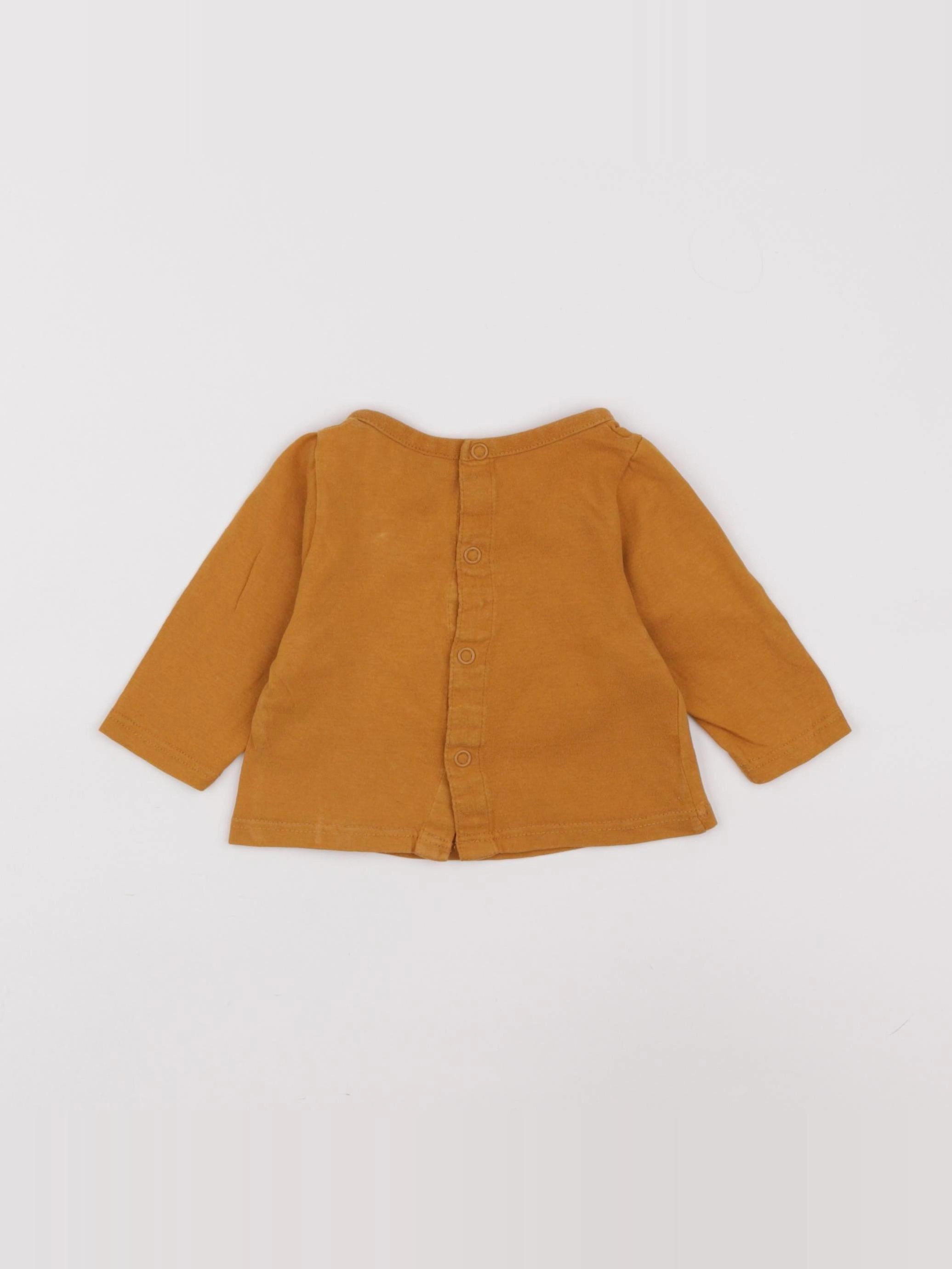 Tape à l'oeil - tee-shirt orange - 3 mois