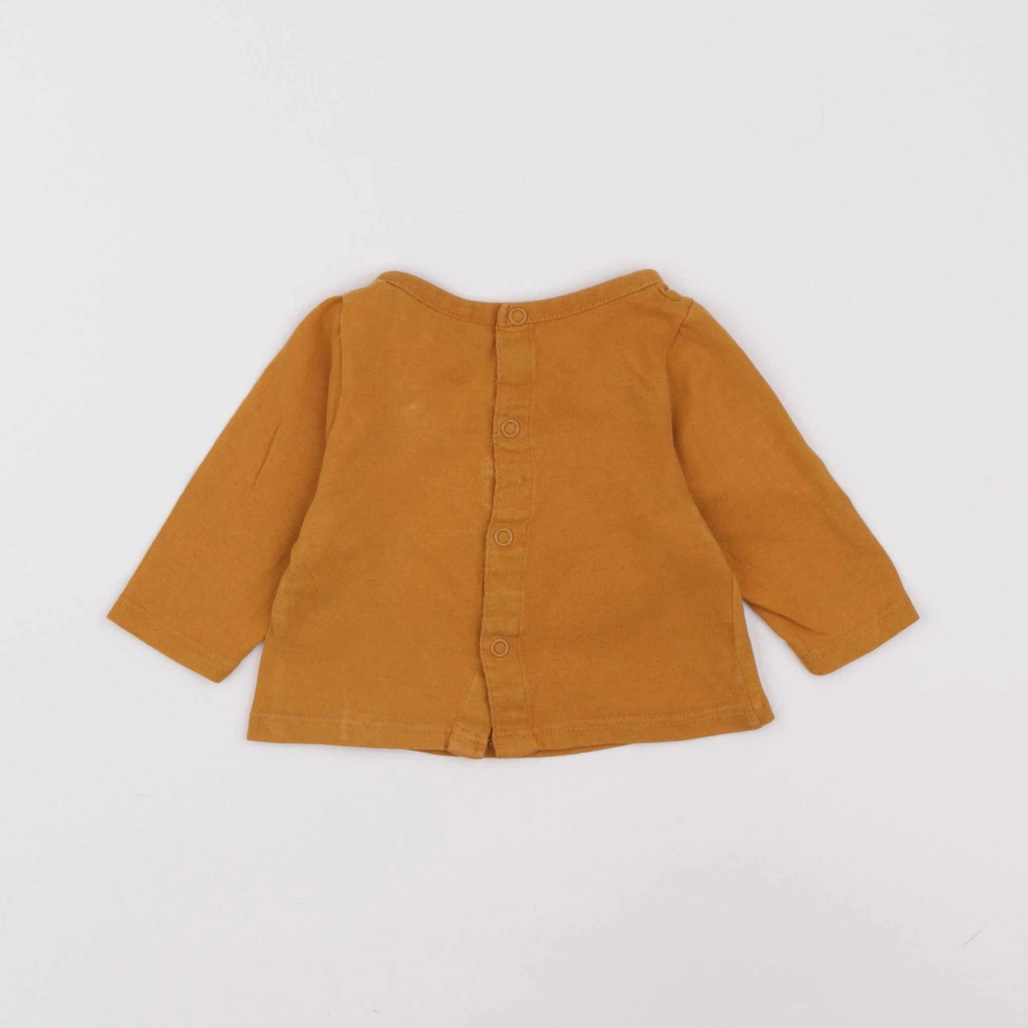 Tape à l'oeil - tee-shirt orange - 3 mois