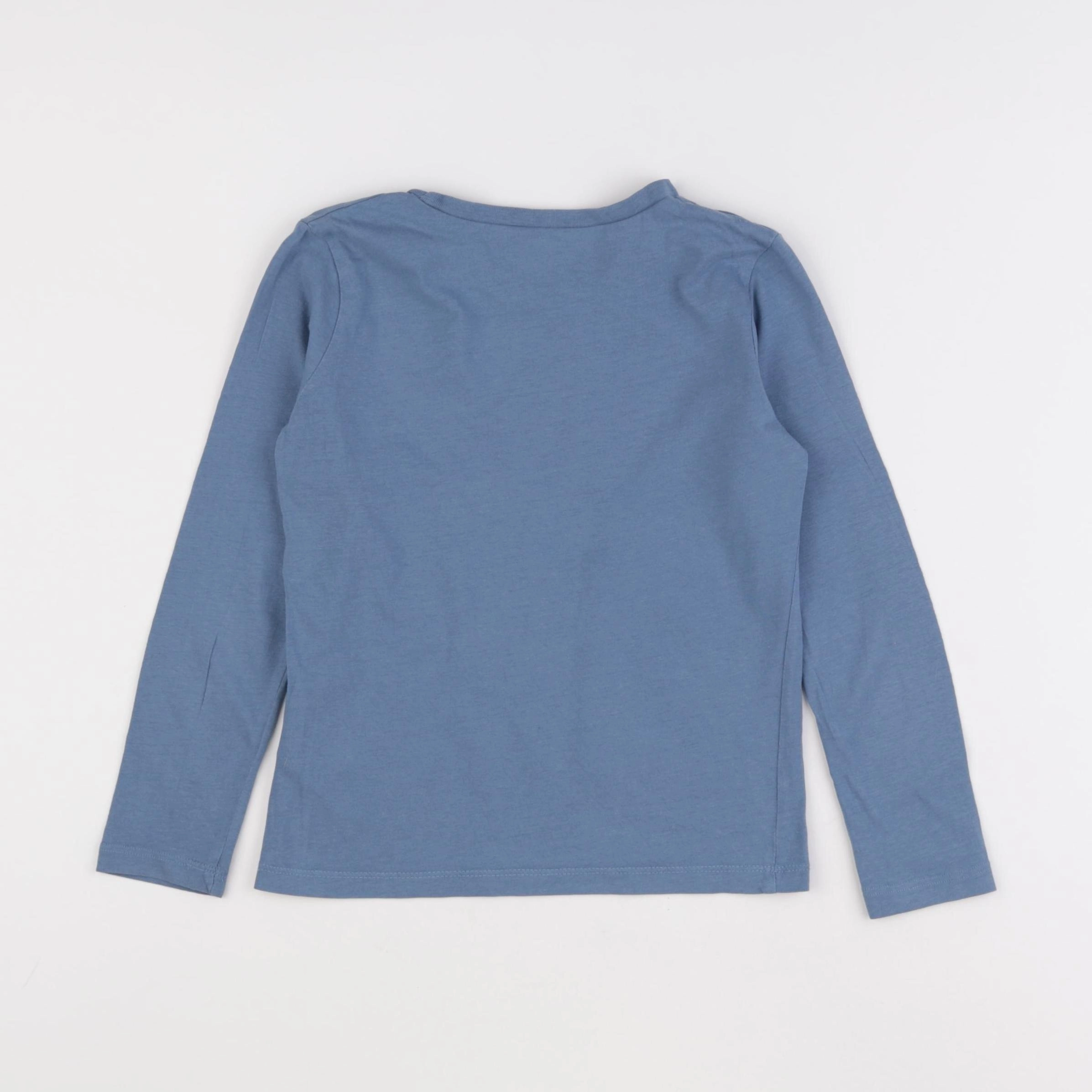 H&M - tee-shirt bleu - 4/6 ans