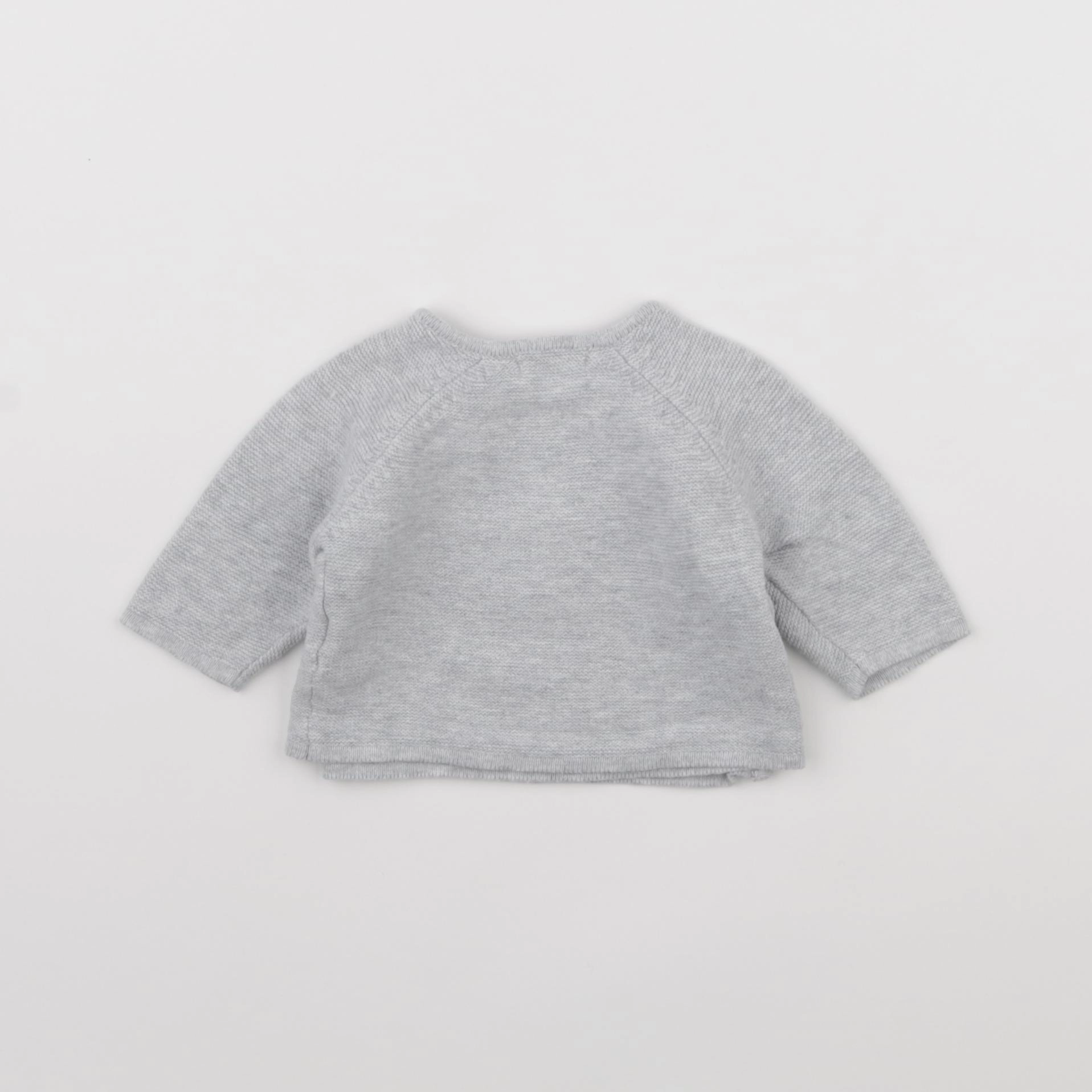 Boutchou - gilet gris - 0 mois