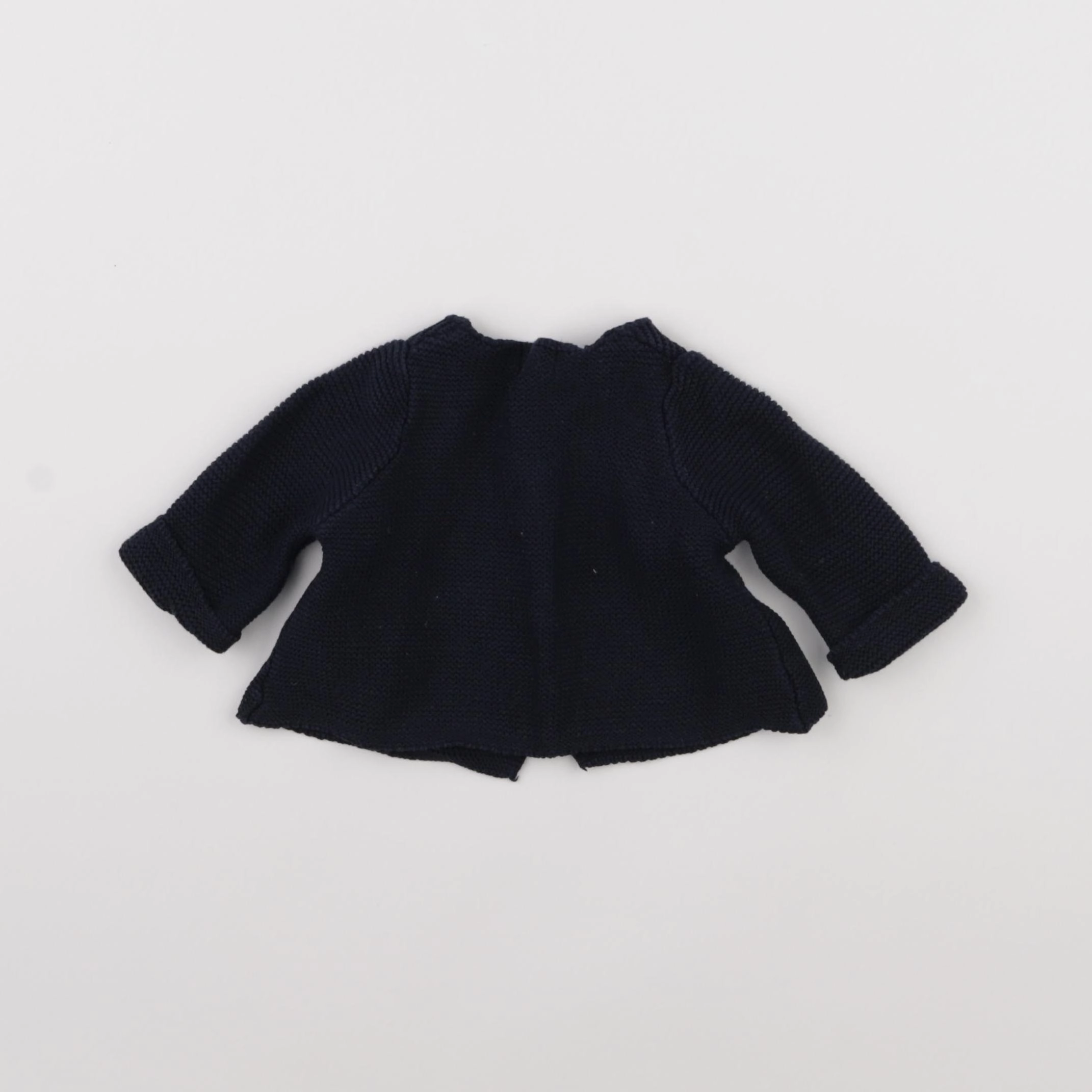 Vertbaudet - gilet bleu - 1 mois