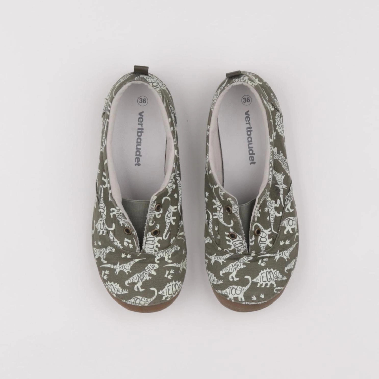 Vertbaudet - chaussons vert - pointure 36