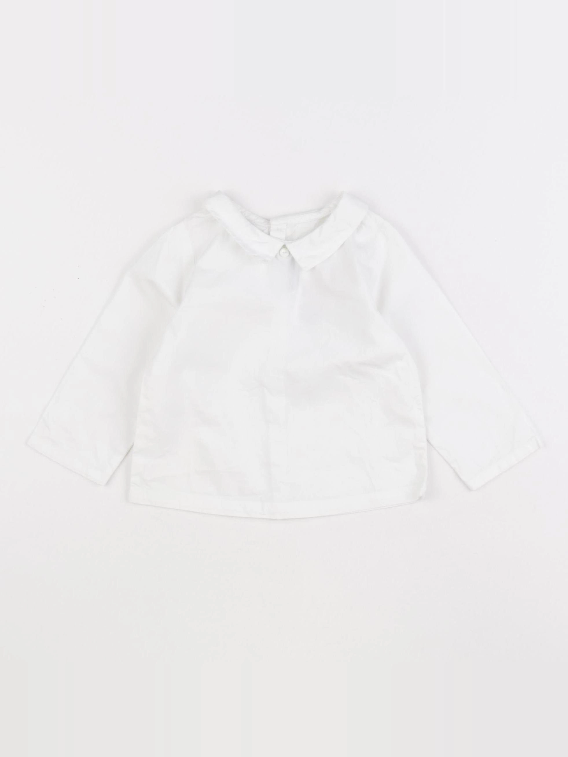 Jacadi - blouse blanc - 12 mois