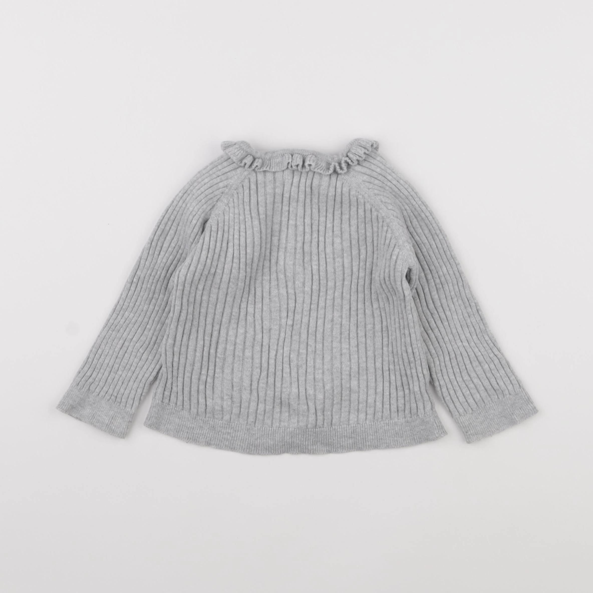 Boutchou - gilet gris - 24 mois