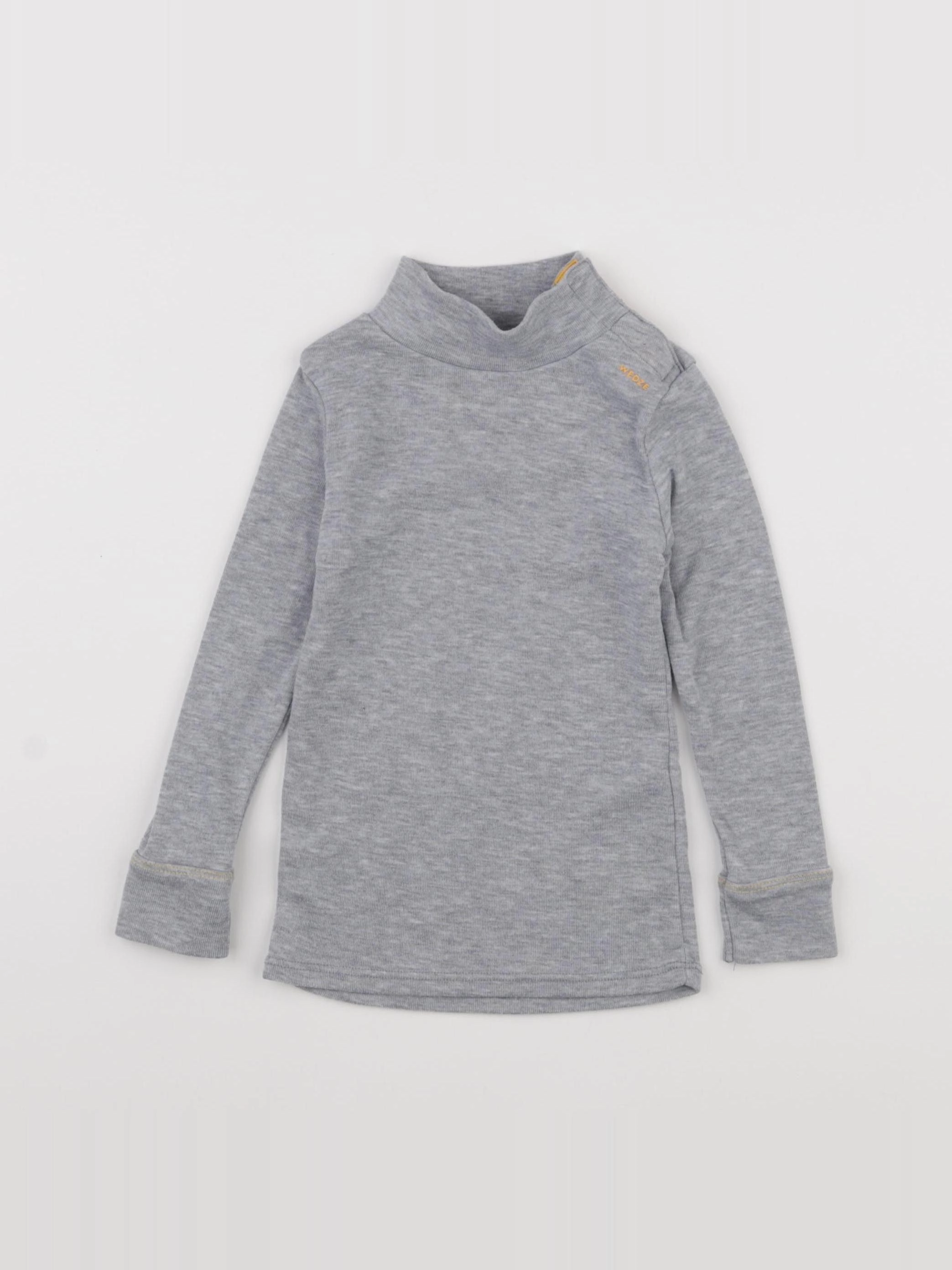Decathlon ski - sous-pull technique gris - 2/3 ans