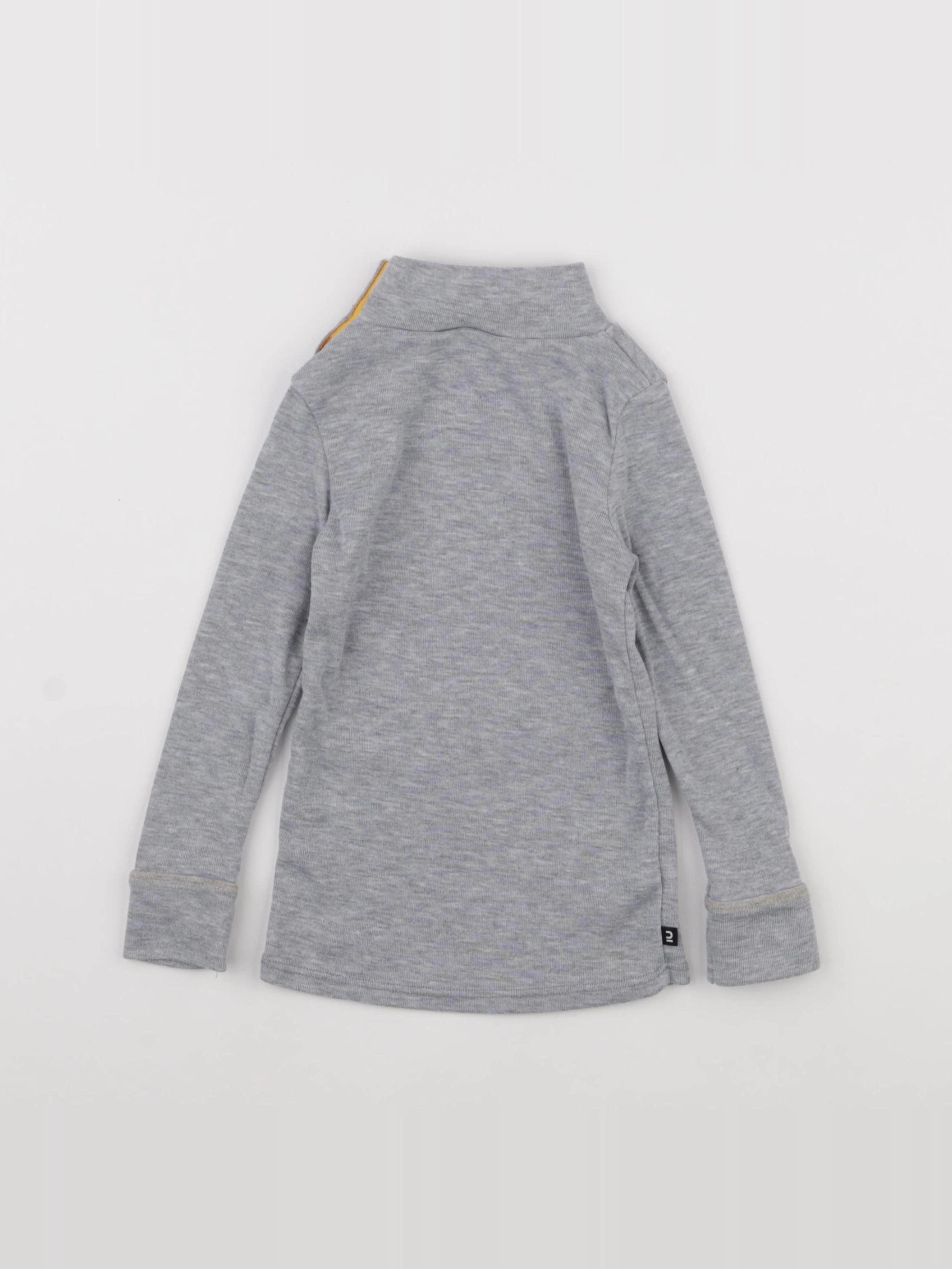 Decathlon ski - sous-pull technique gris - 2/3 ans