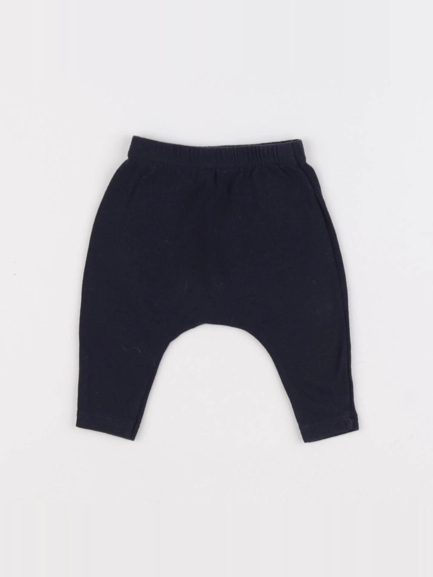 Petit Bateau - sarouel bleu - 1 mois