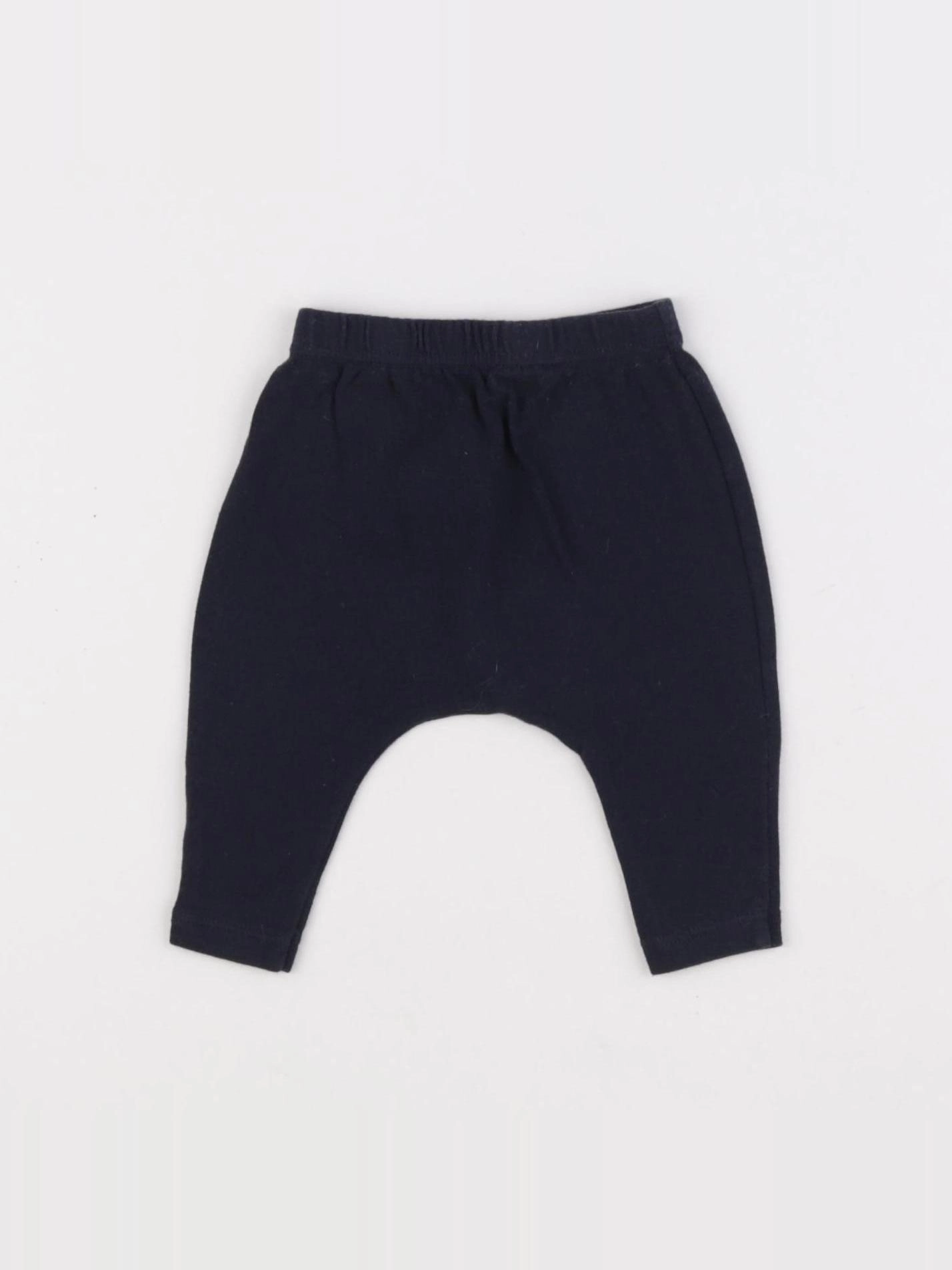Petit Bateau - sarouel bleu - 1 mois