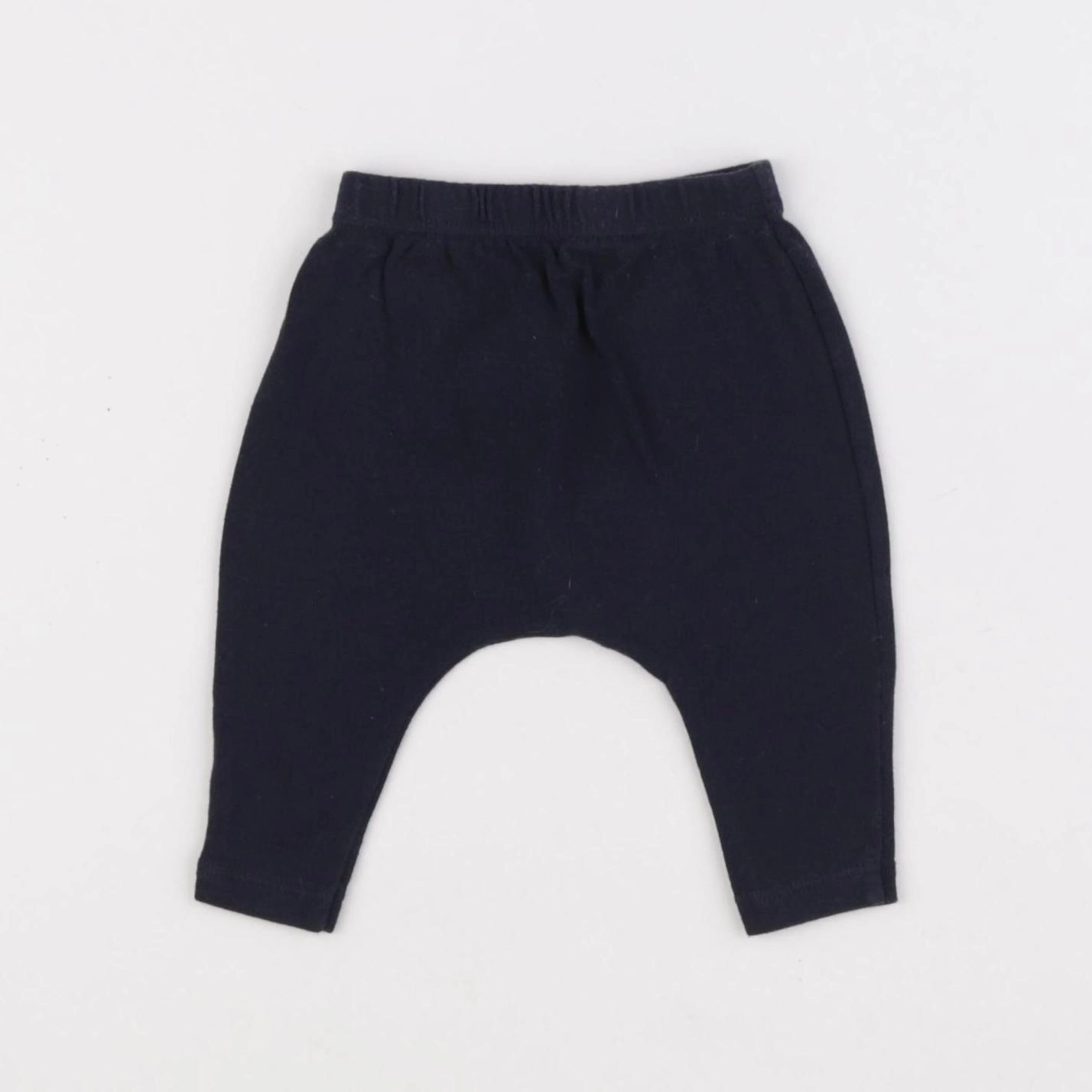 Petit Bateau - sarouel bleu - 1 mois