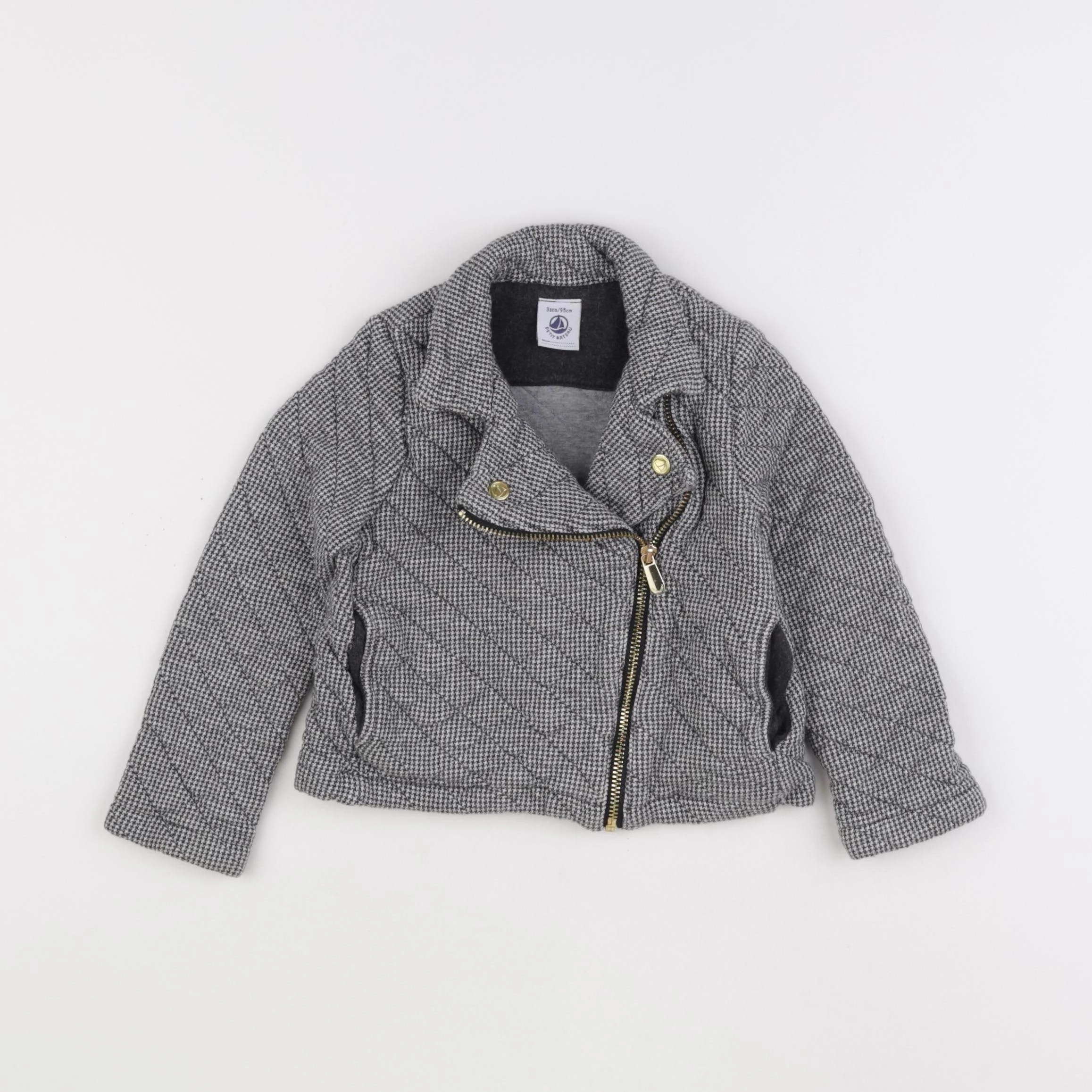 Petit Bateau - veste gris - 3 ans