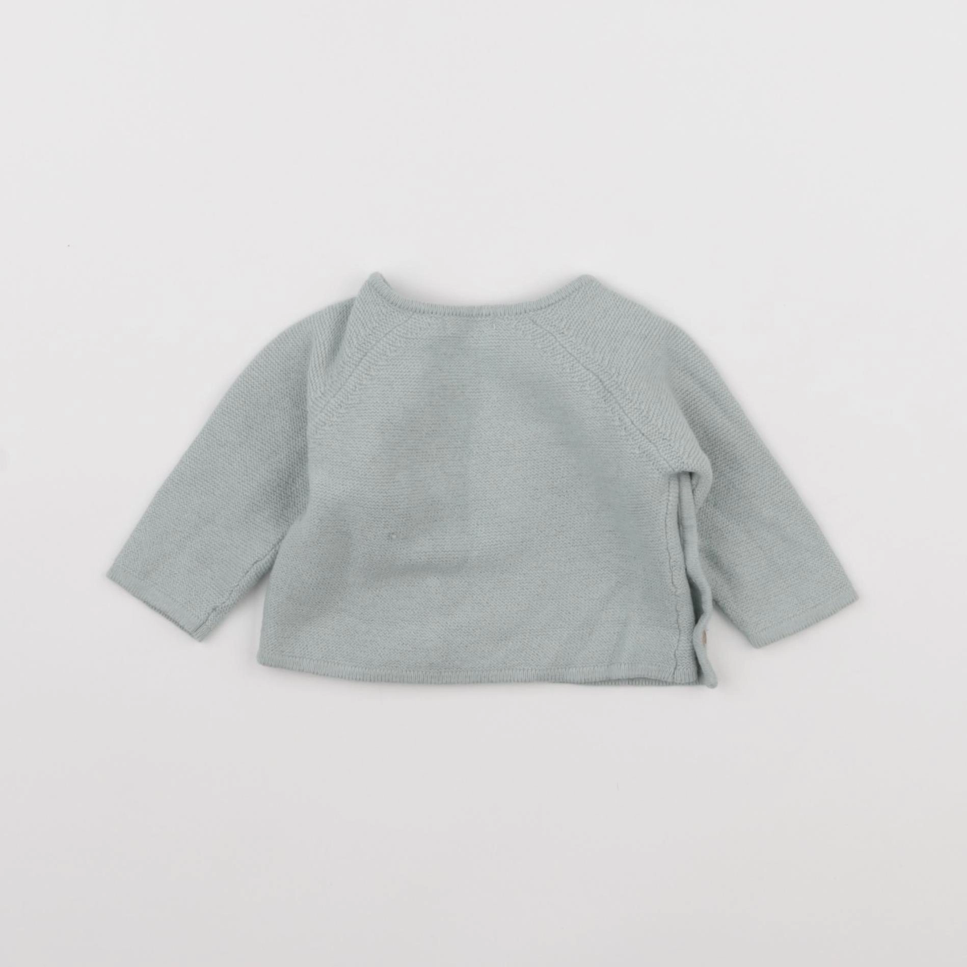 Boutchou - gilet vert - 0 mois