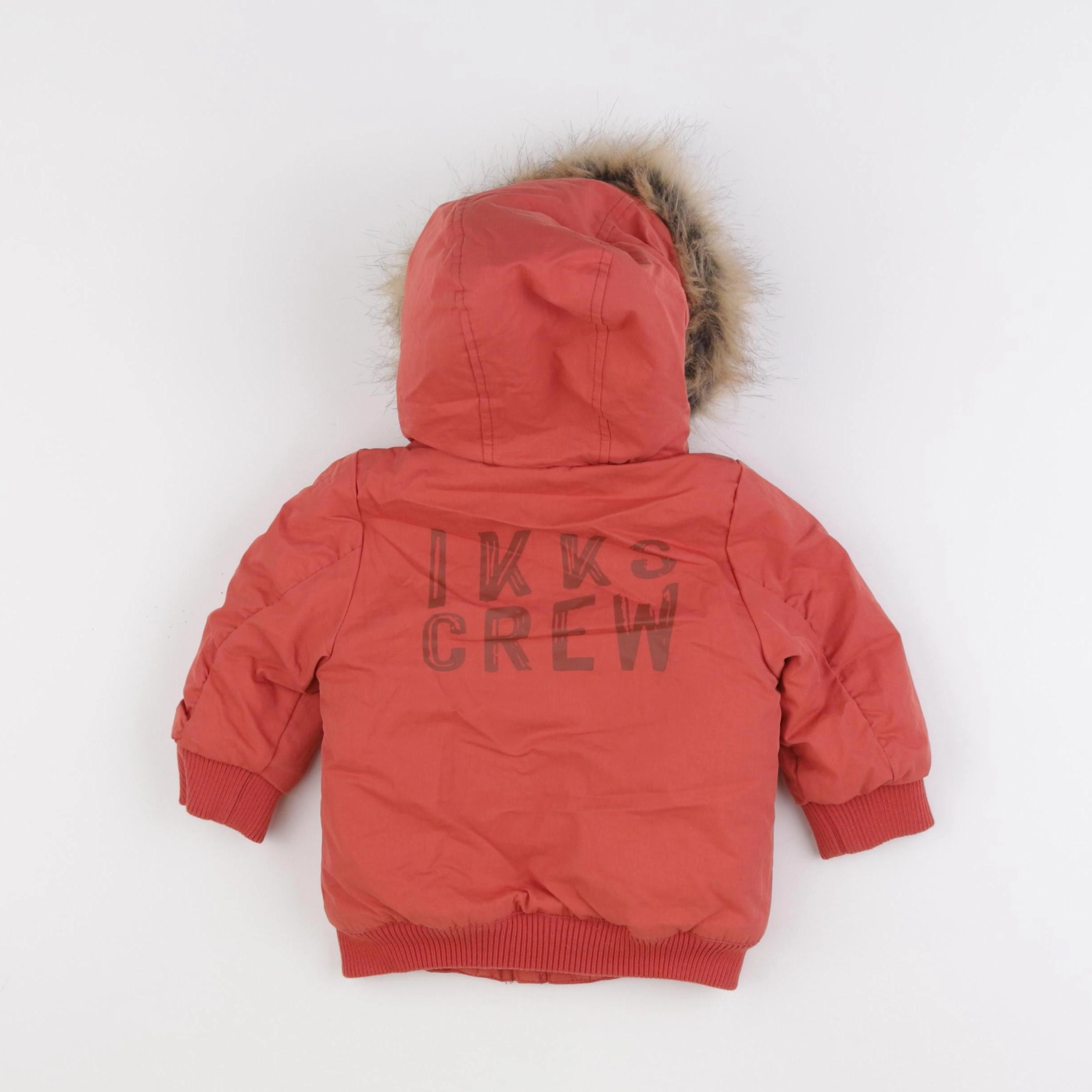 IKKS - parka orange - 6 mois