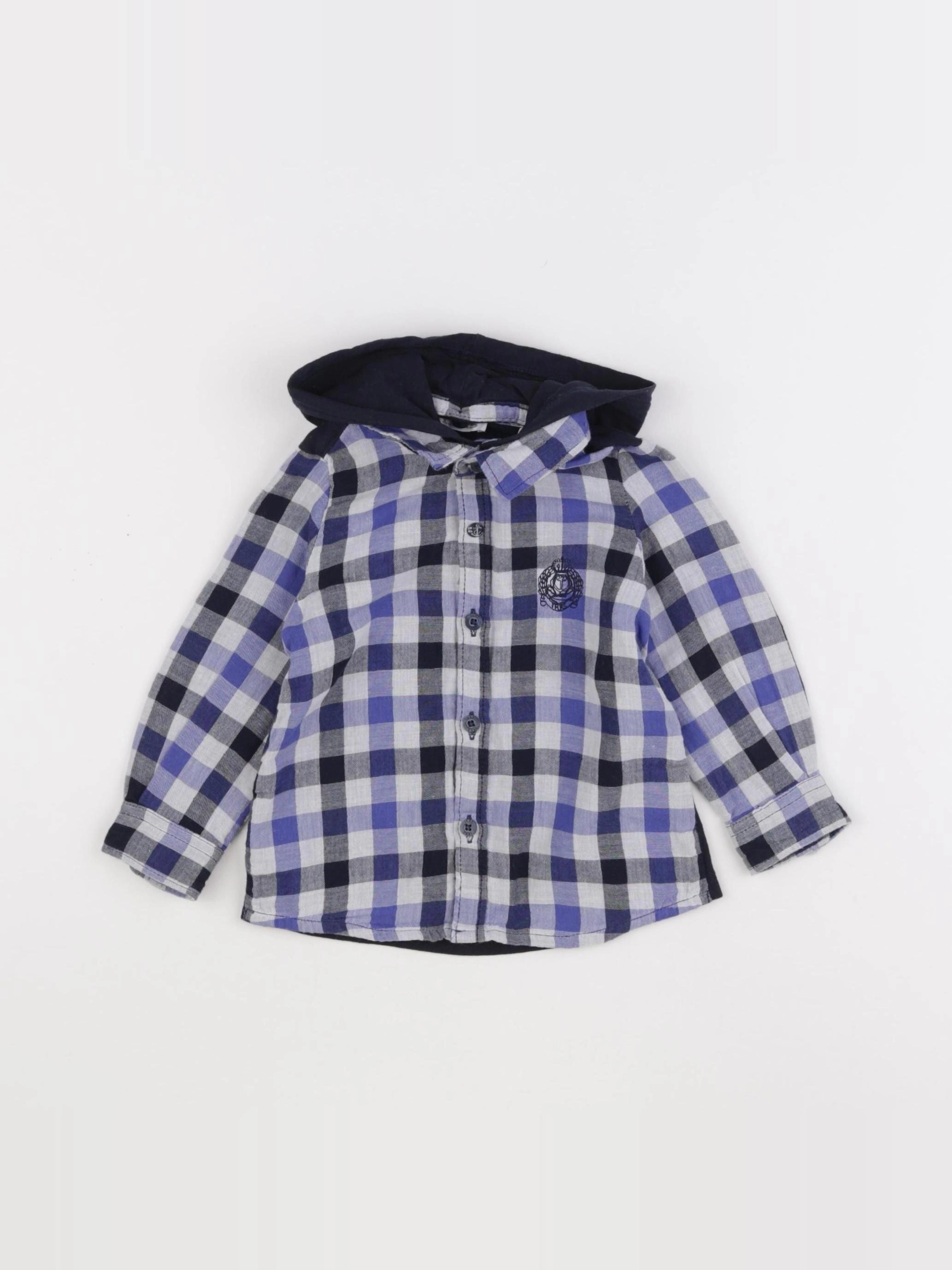 IKKS - chemise bleu - 12 mois