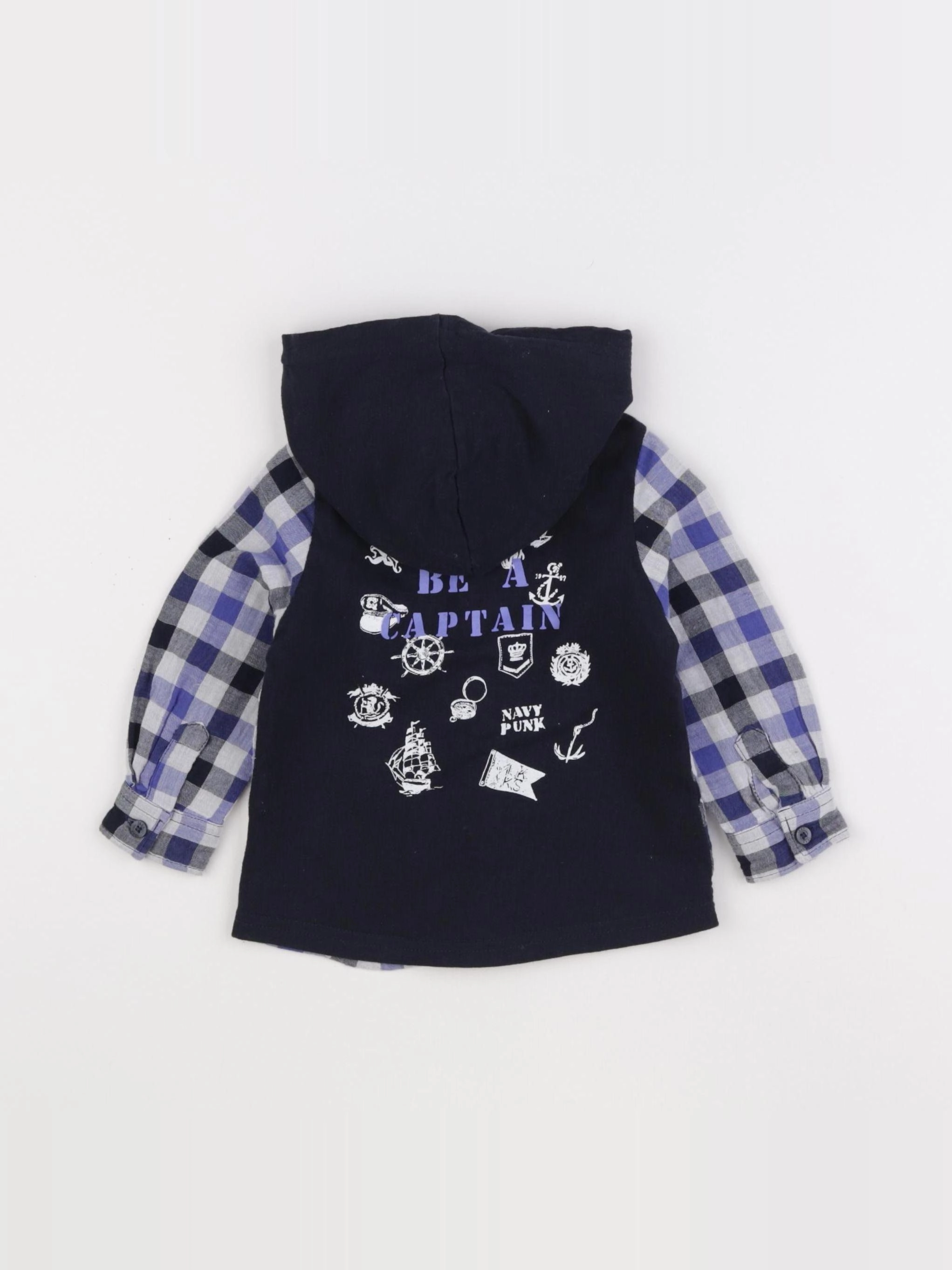 IKKS - chemise bleu - 12 mois