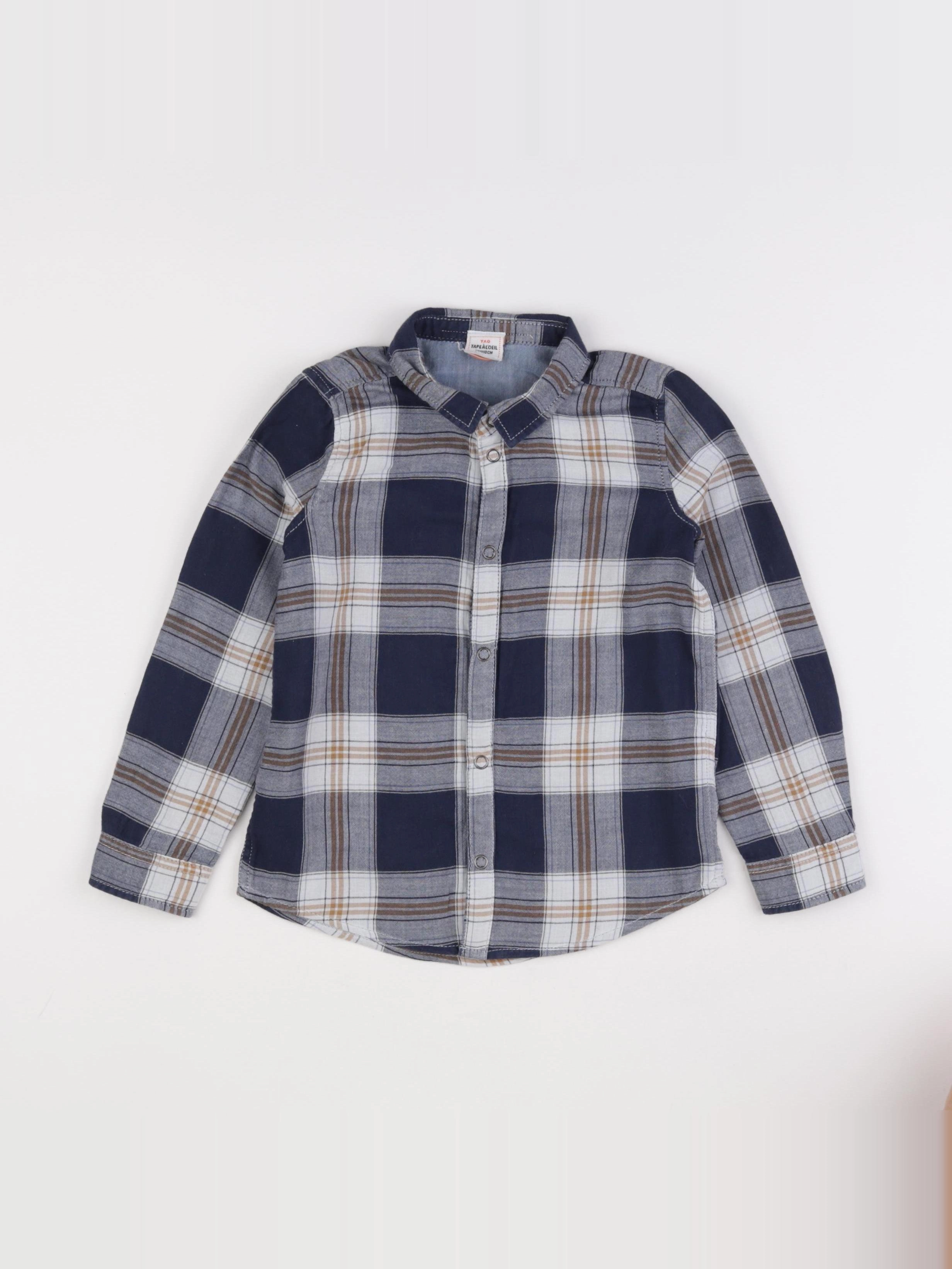 Tape à l'oeil - chemise bleu - 5 ans