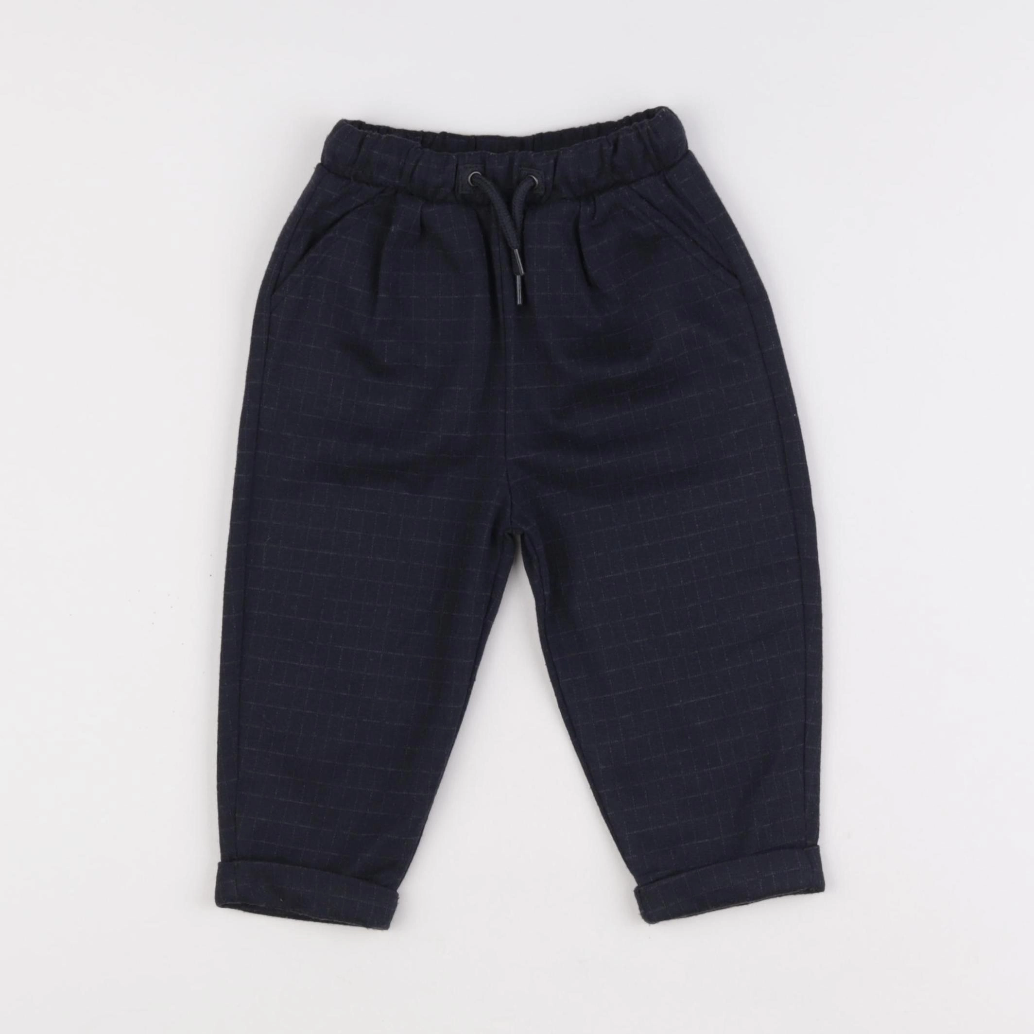 Vertbaudet - pantalon bleu - 18 mois