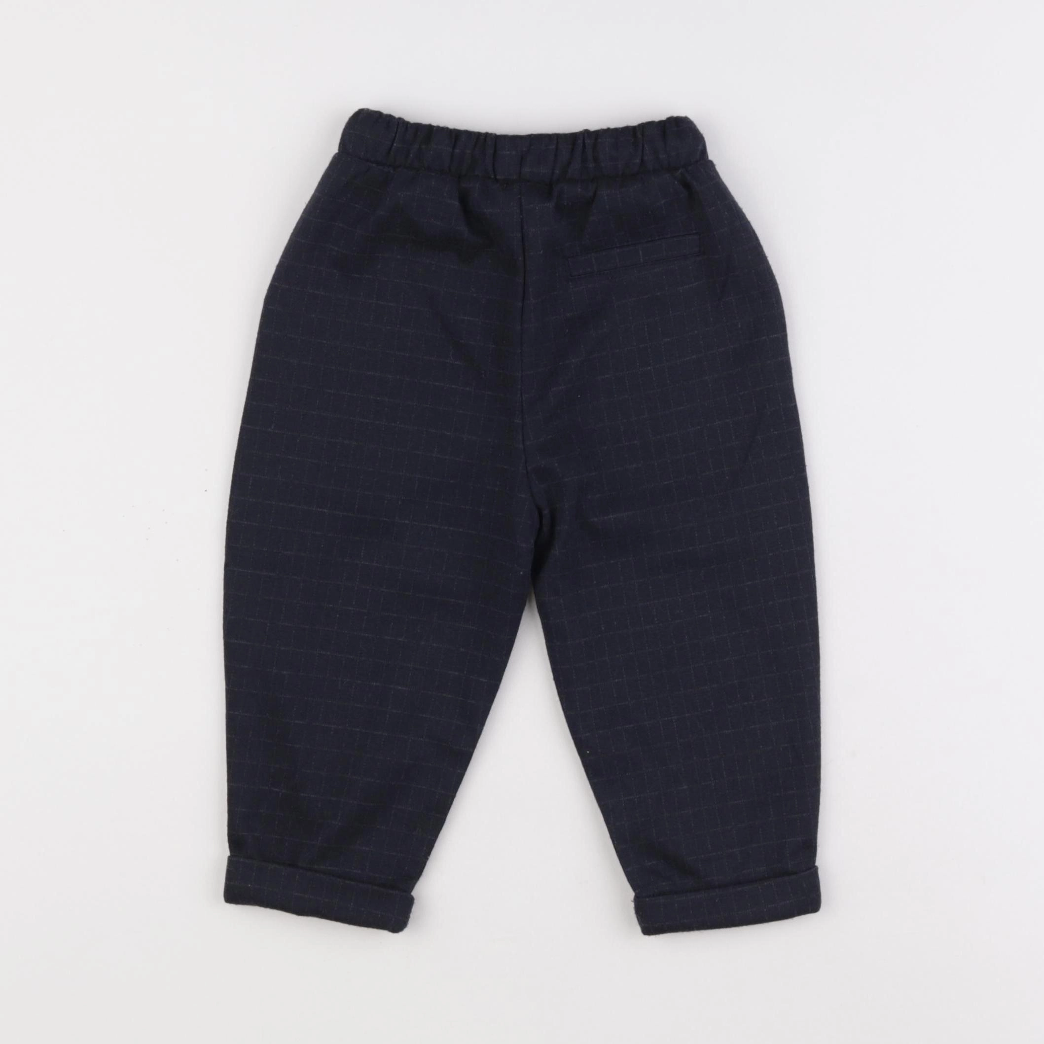 Vertbaudet - pantalon bleu - 18 mois