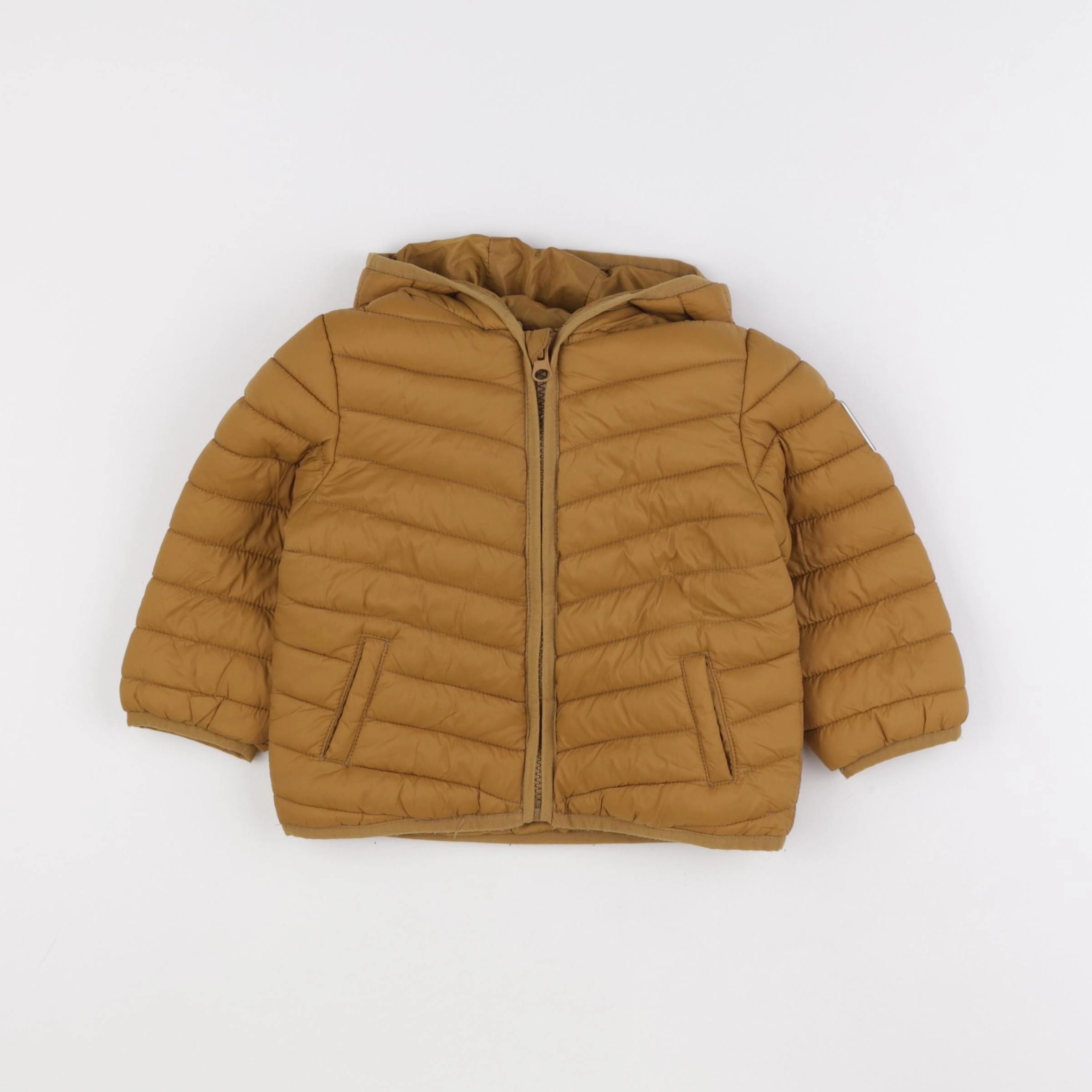 Vertbaudet - doudoune marron - 18 mois