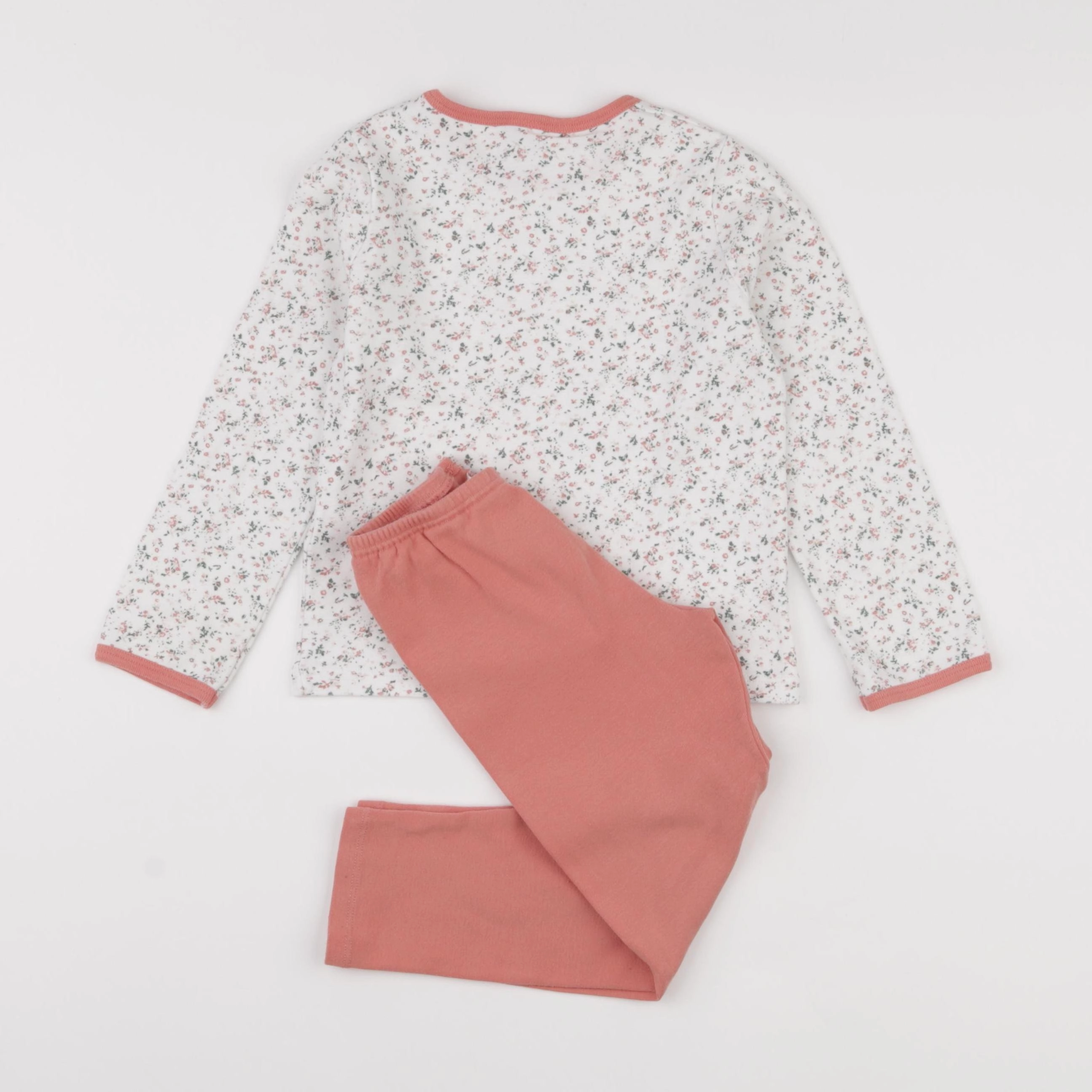 Petit Bateau - pyjama coton rose - 4 ans