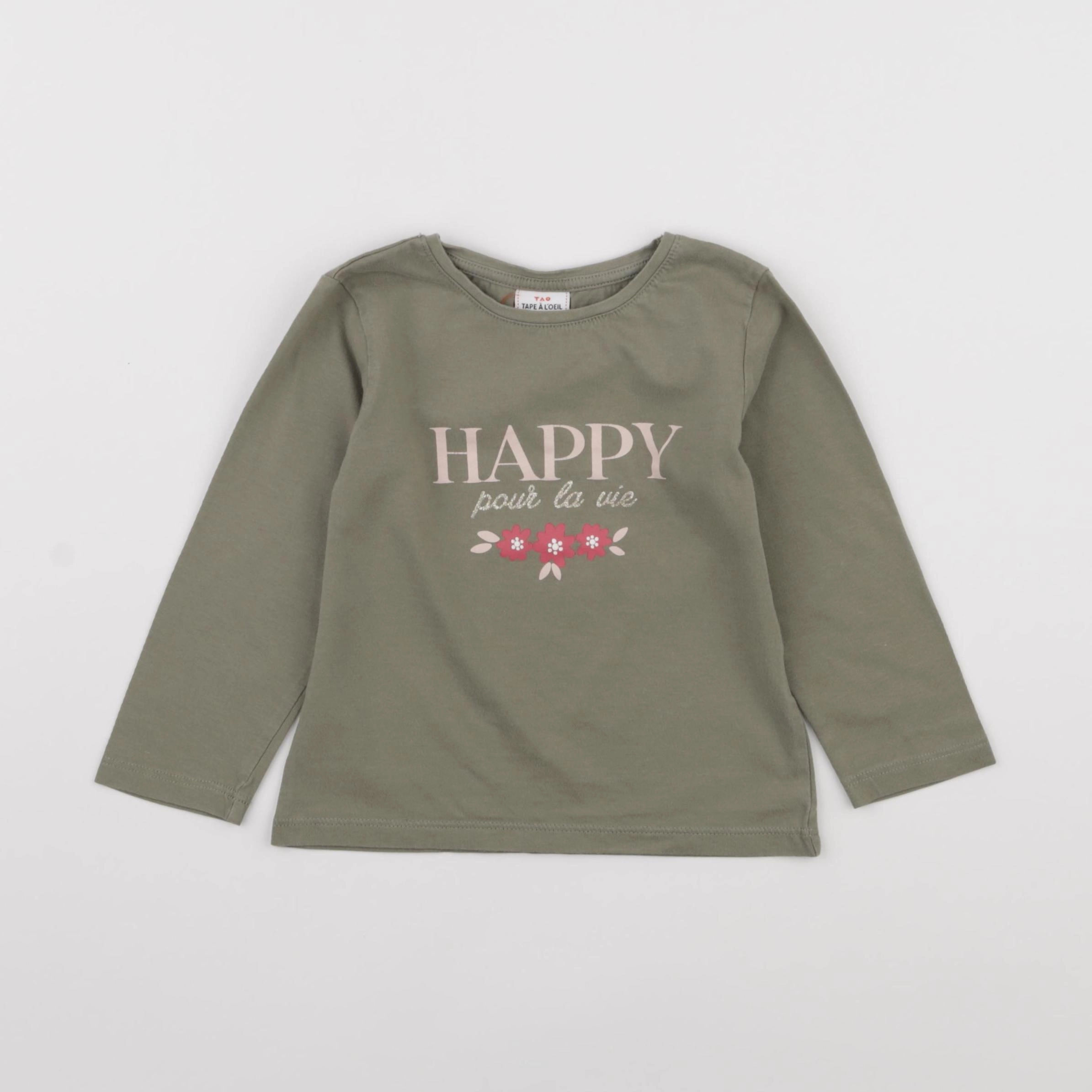 Tape à l'oeil - tee-shirt vert - 2 ans