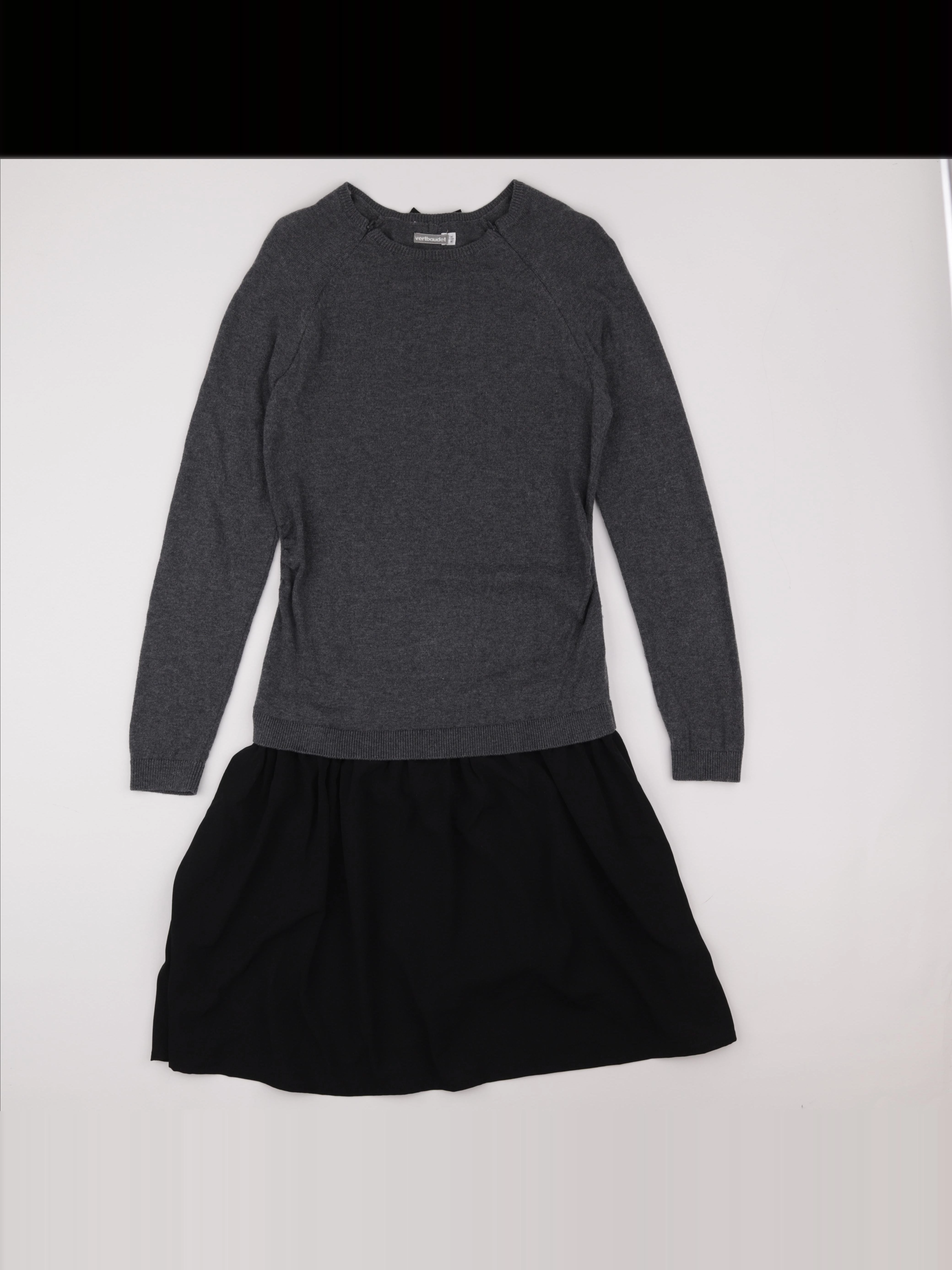 Vertbaudet - robe grossesse gris, noir - 34 à 36