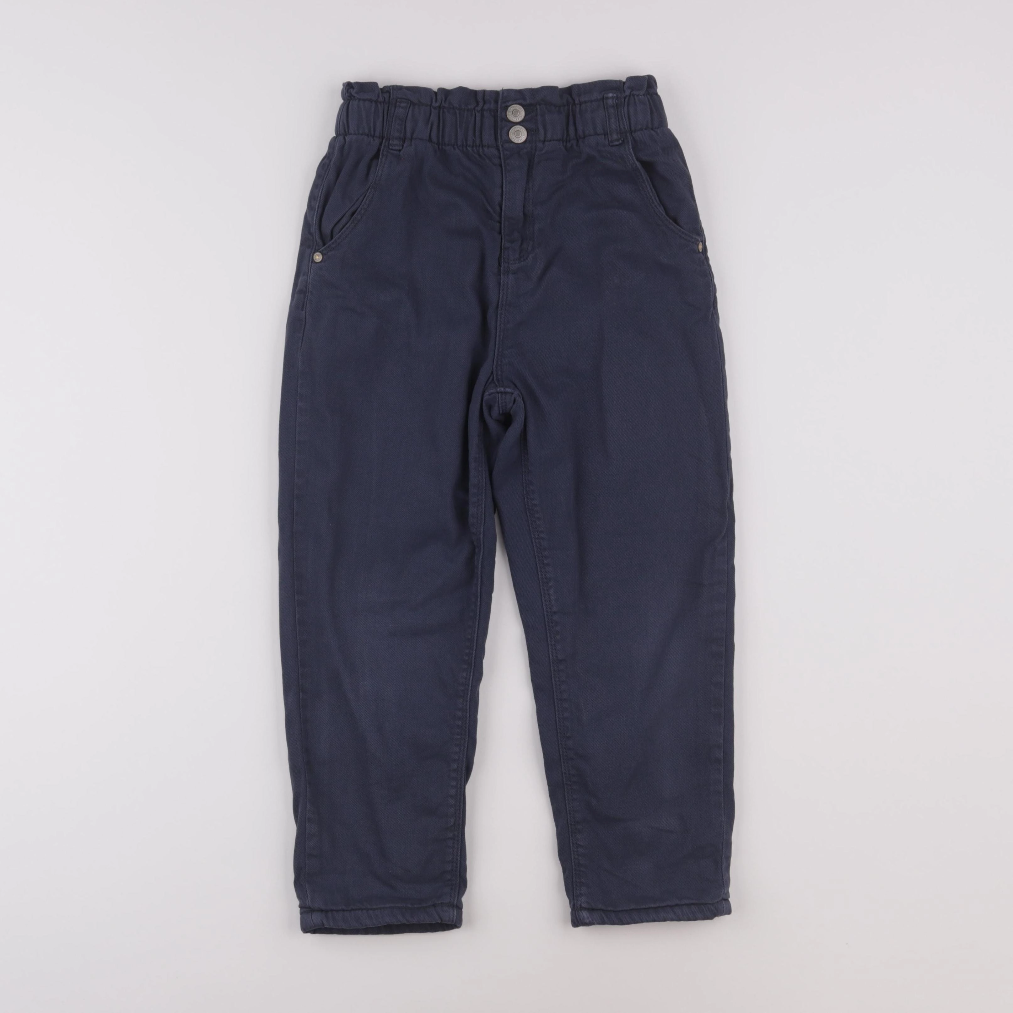 Vertbaudet - pantalon bleu - 7 ans