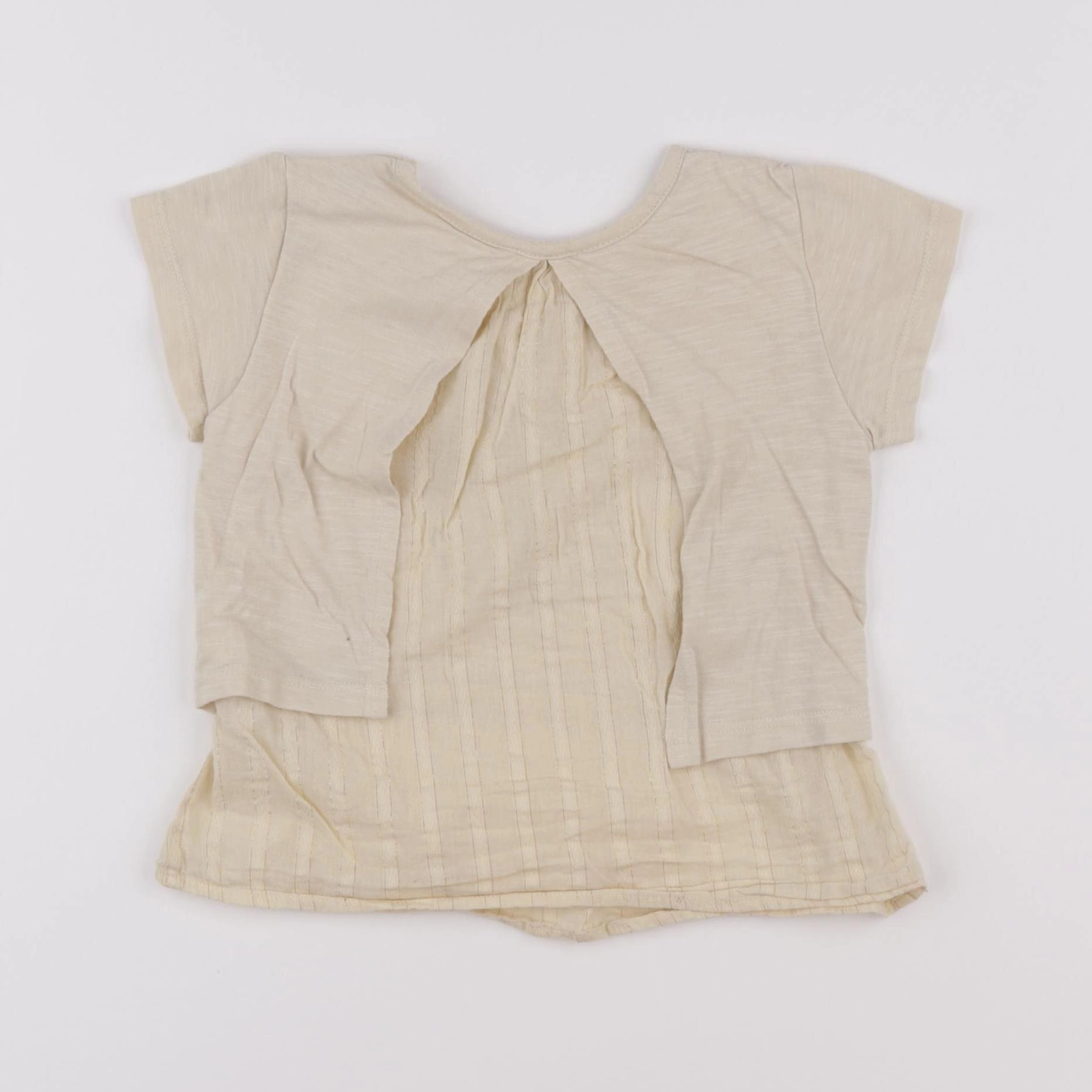 IKKS - tee-shirt jaune - 2 ans