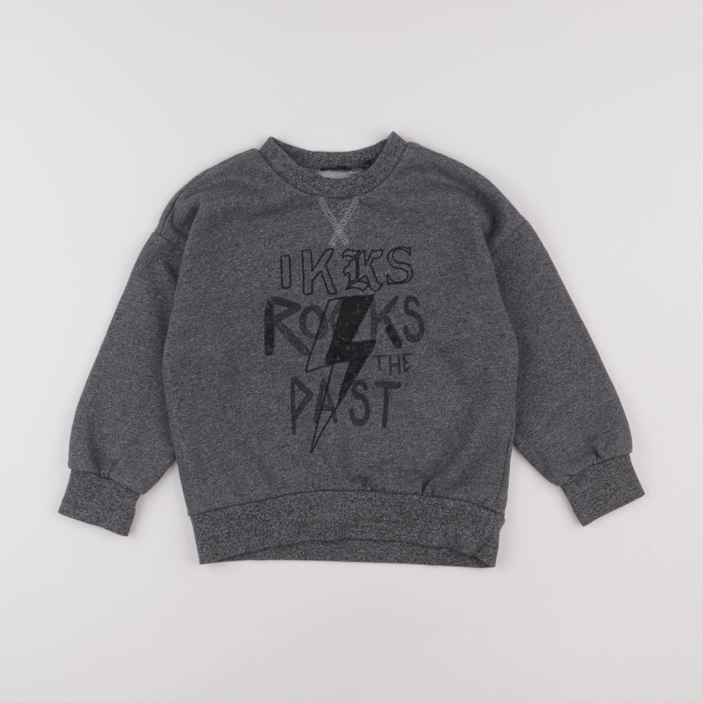 IKKS - sweat gris - 4 ans