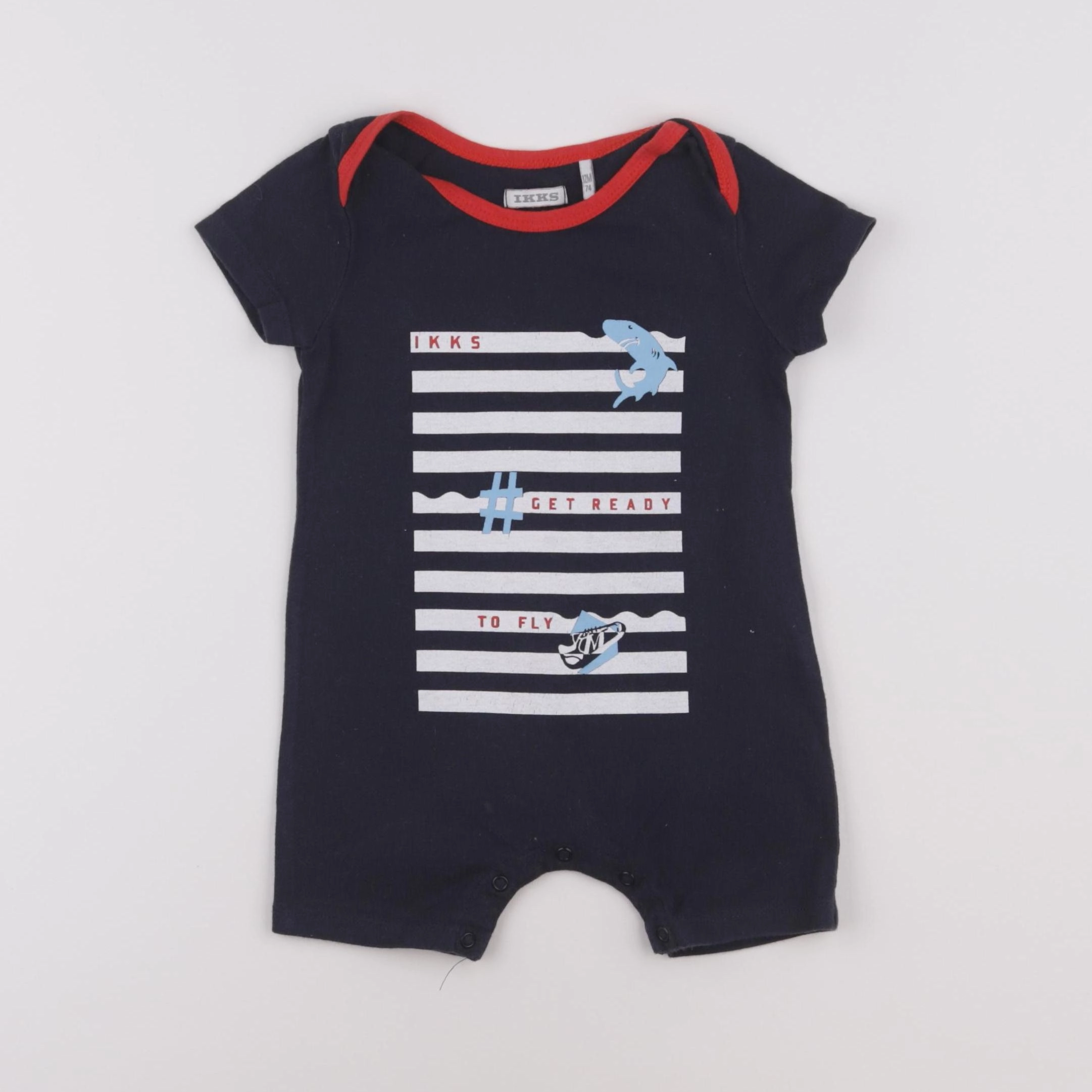 IKKS - combinaison bleu - 12 mois