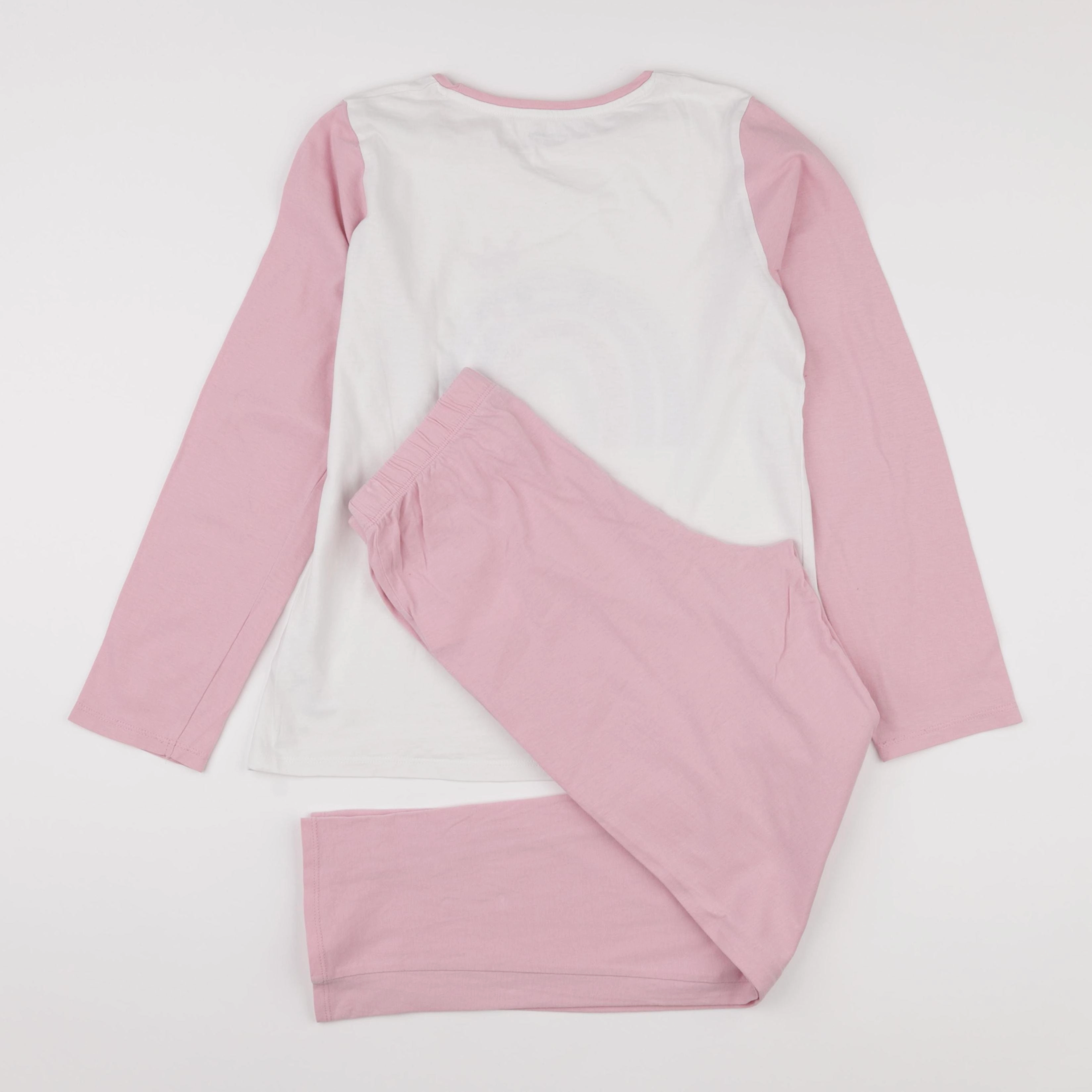 Vertbaudet - pyjama coton rose - 12 ans