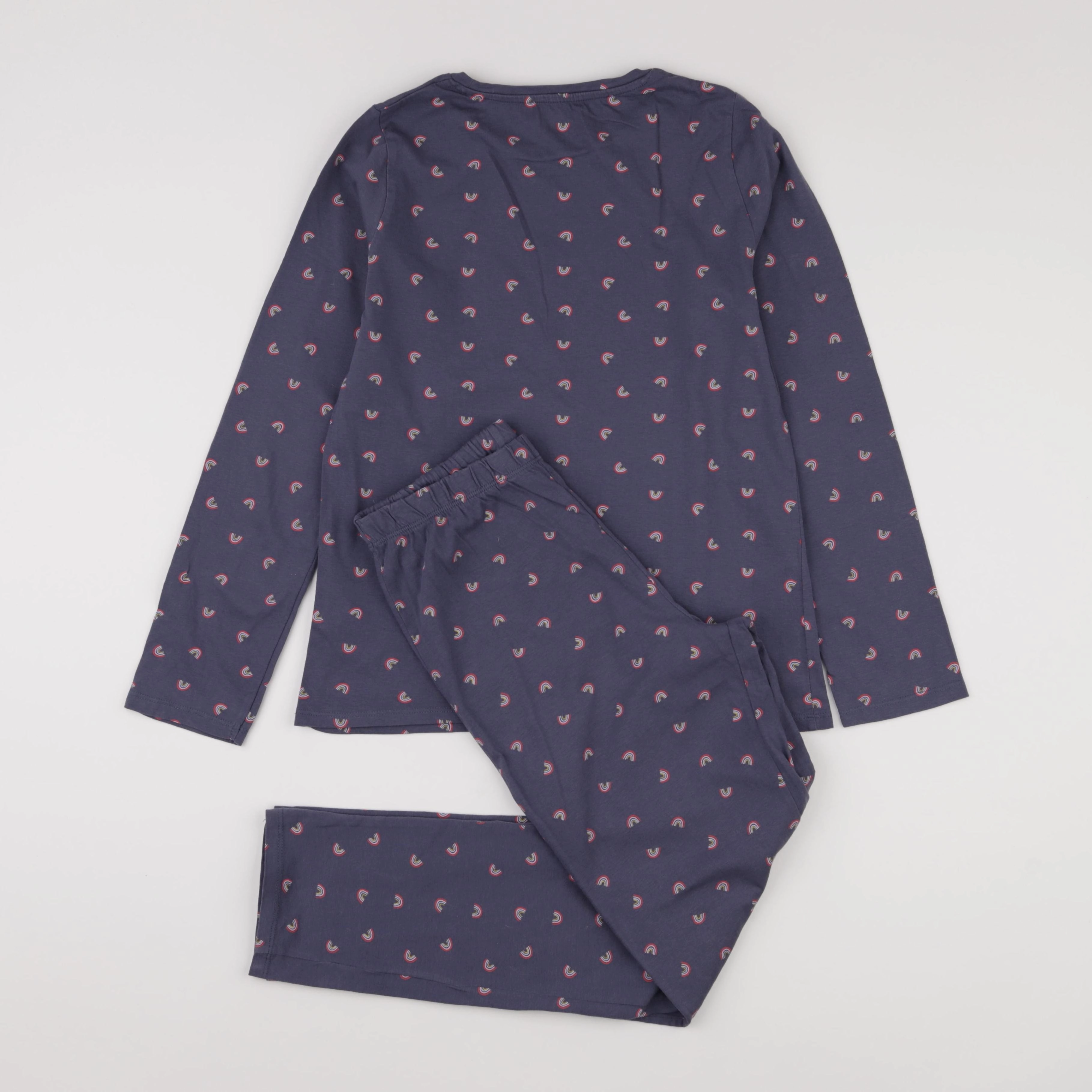 Vertbaudet - pyjama coton bleu - 12 ans