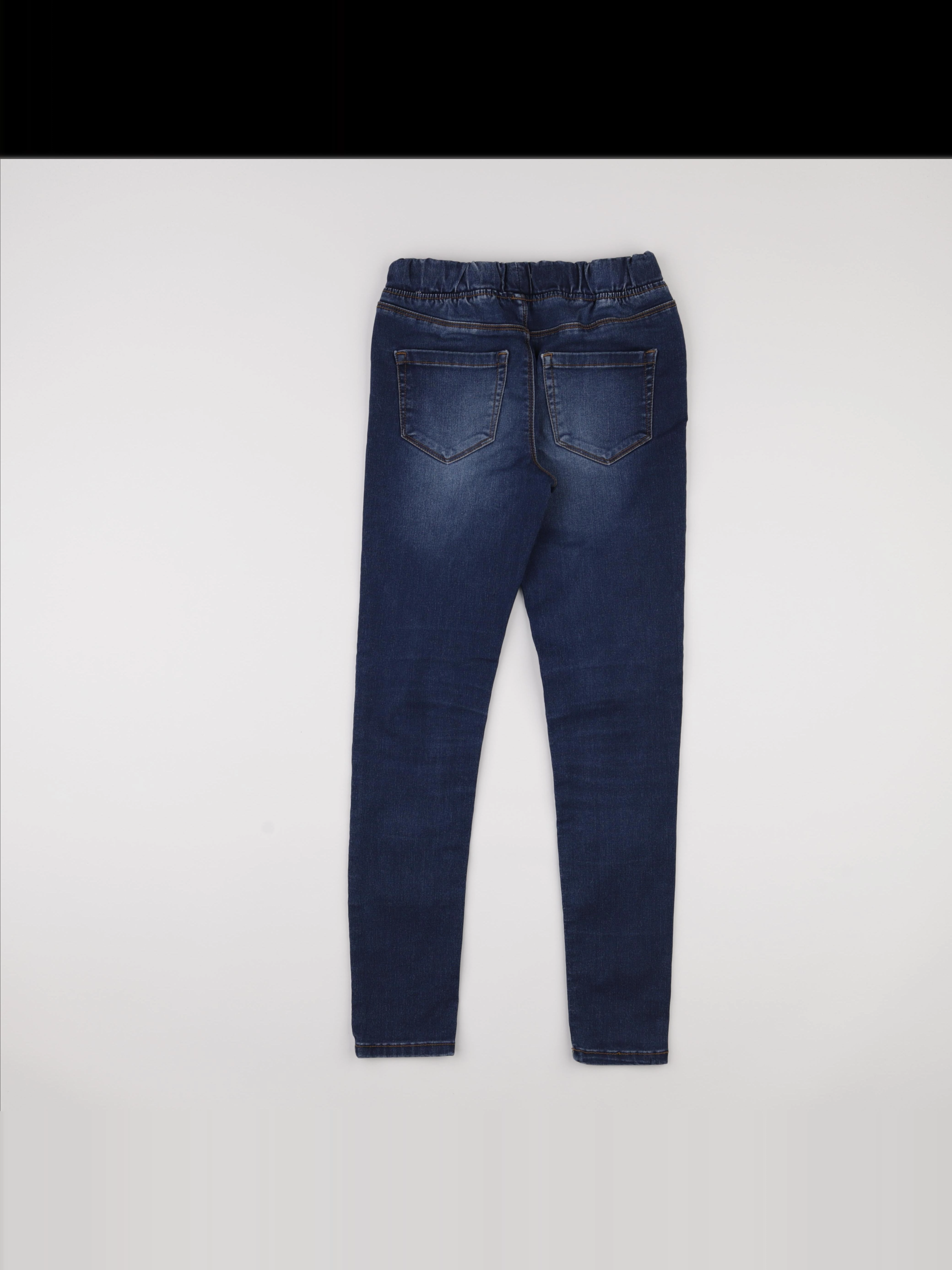 Vertbaudet - jegging coton bleu - 12 ans