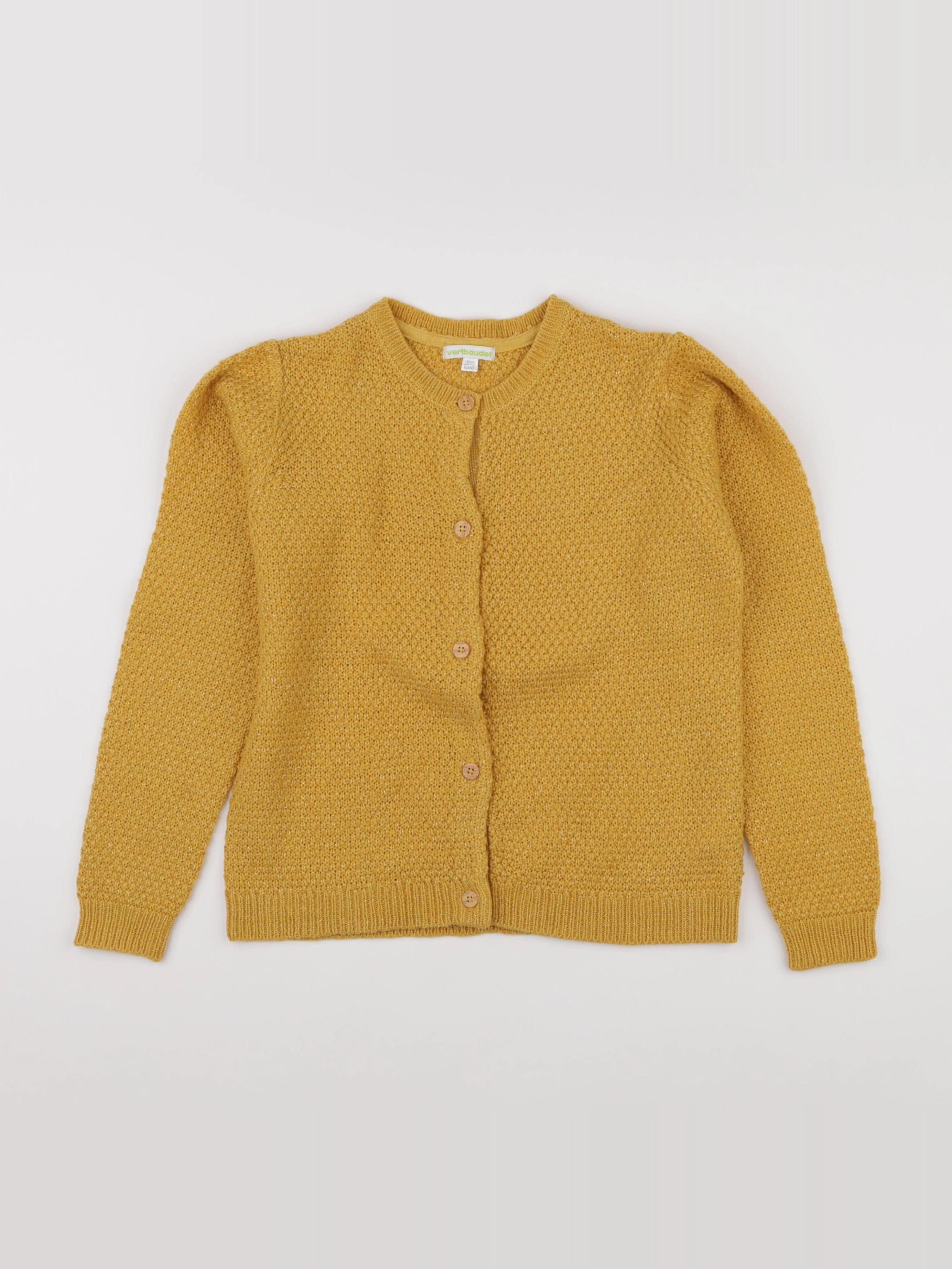 Vertbaudet - gilet jaune - 10 ans