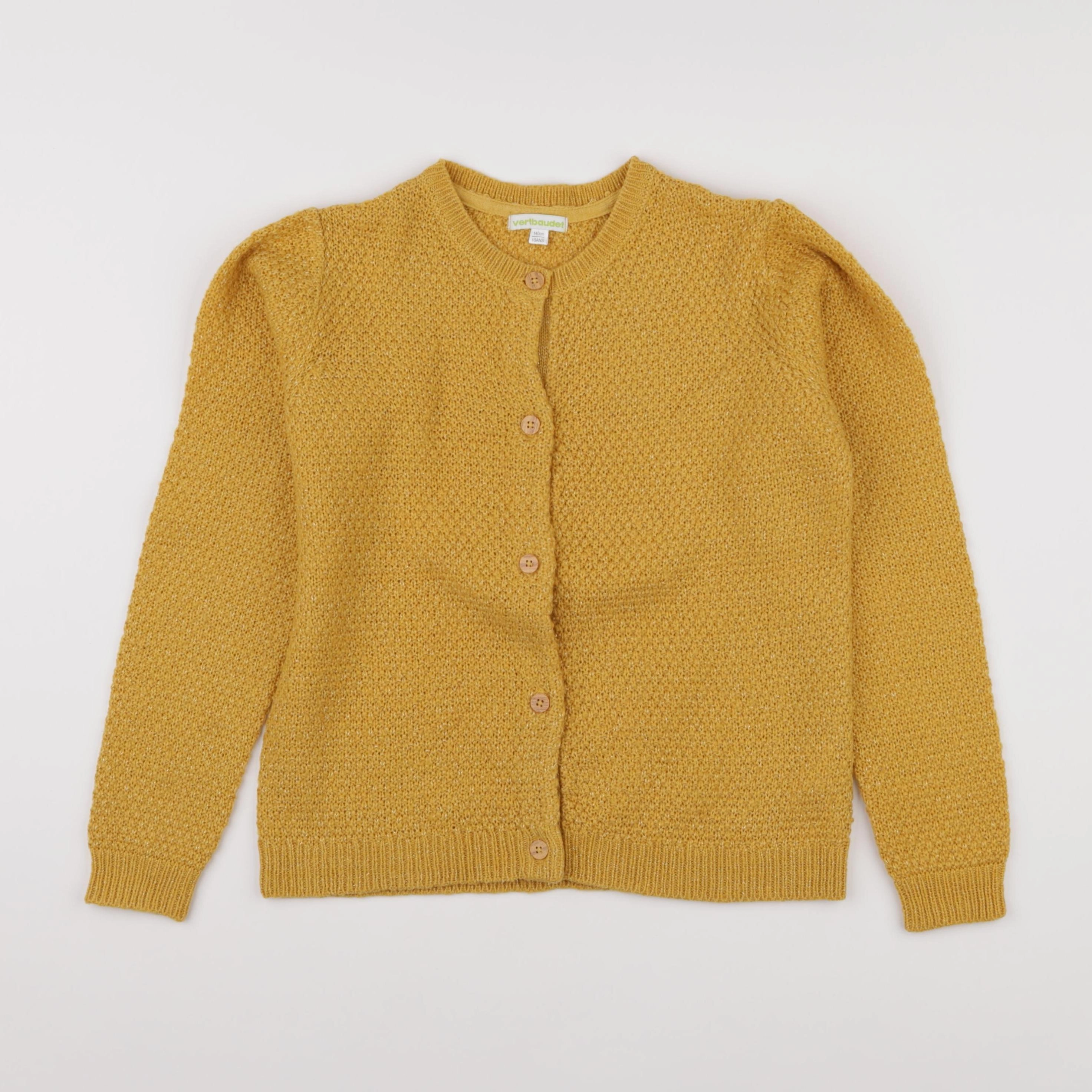 Vertbaudet - gilet jaune - 10 ans