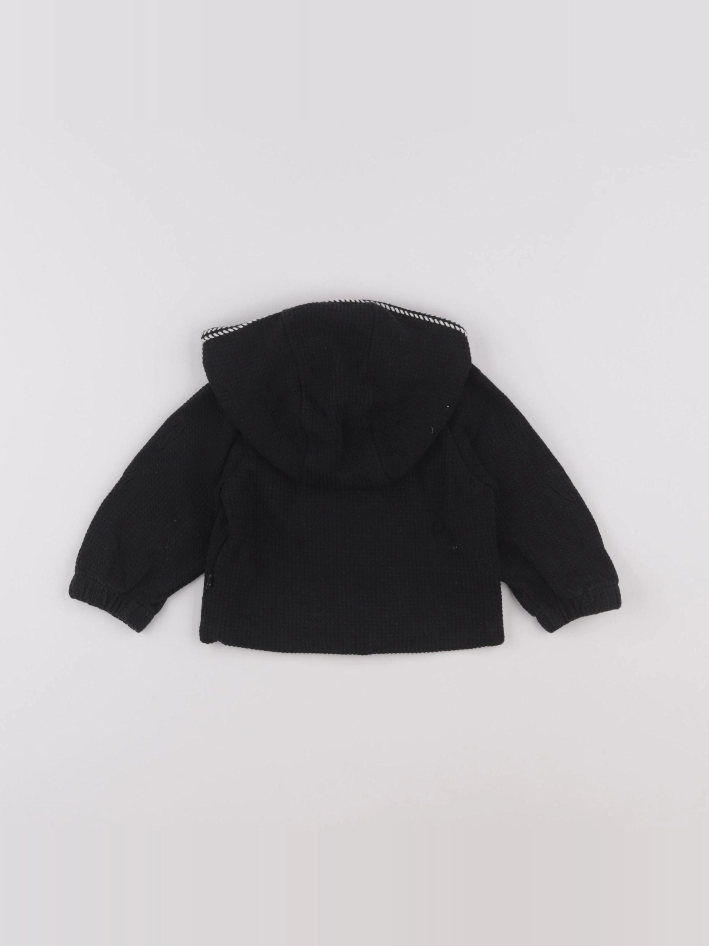 IKKS - sweat noir - 12 mois