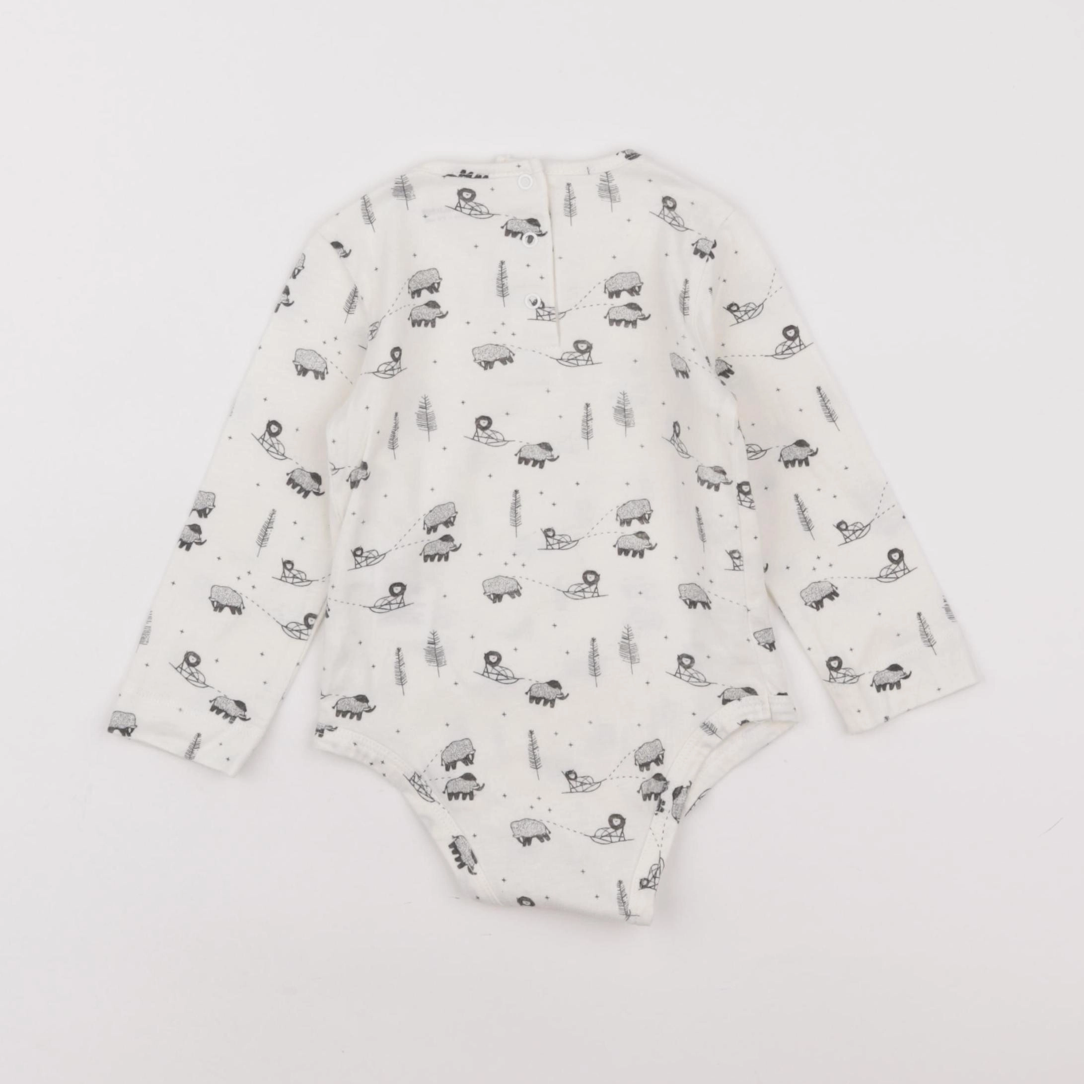 Vertbaudet - body blanc - 12 mois