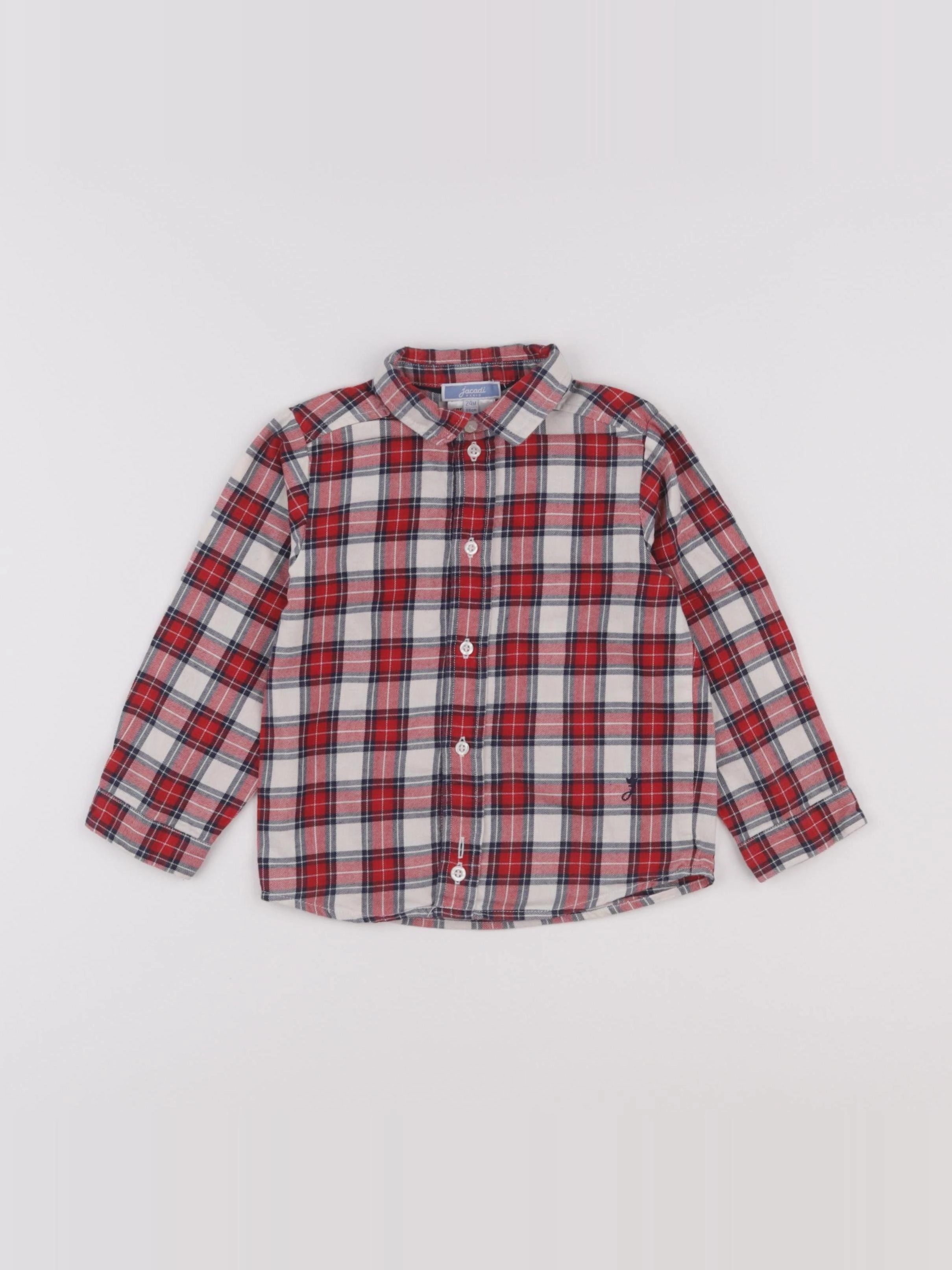Jacadi - chemise rouge - 24 mois