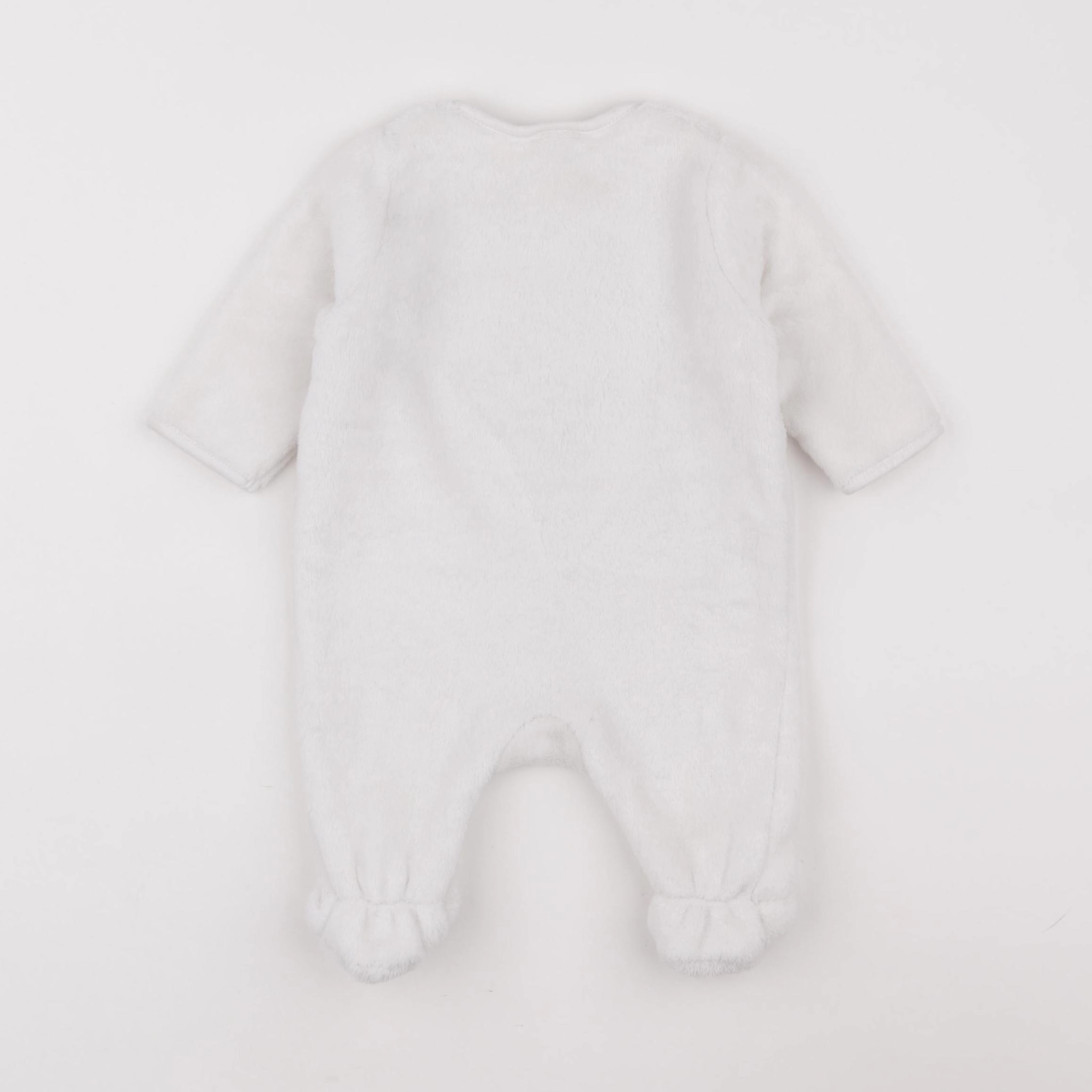 Tape à l'oeil - pyjama velours blanc - 1 mois